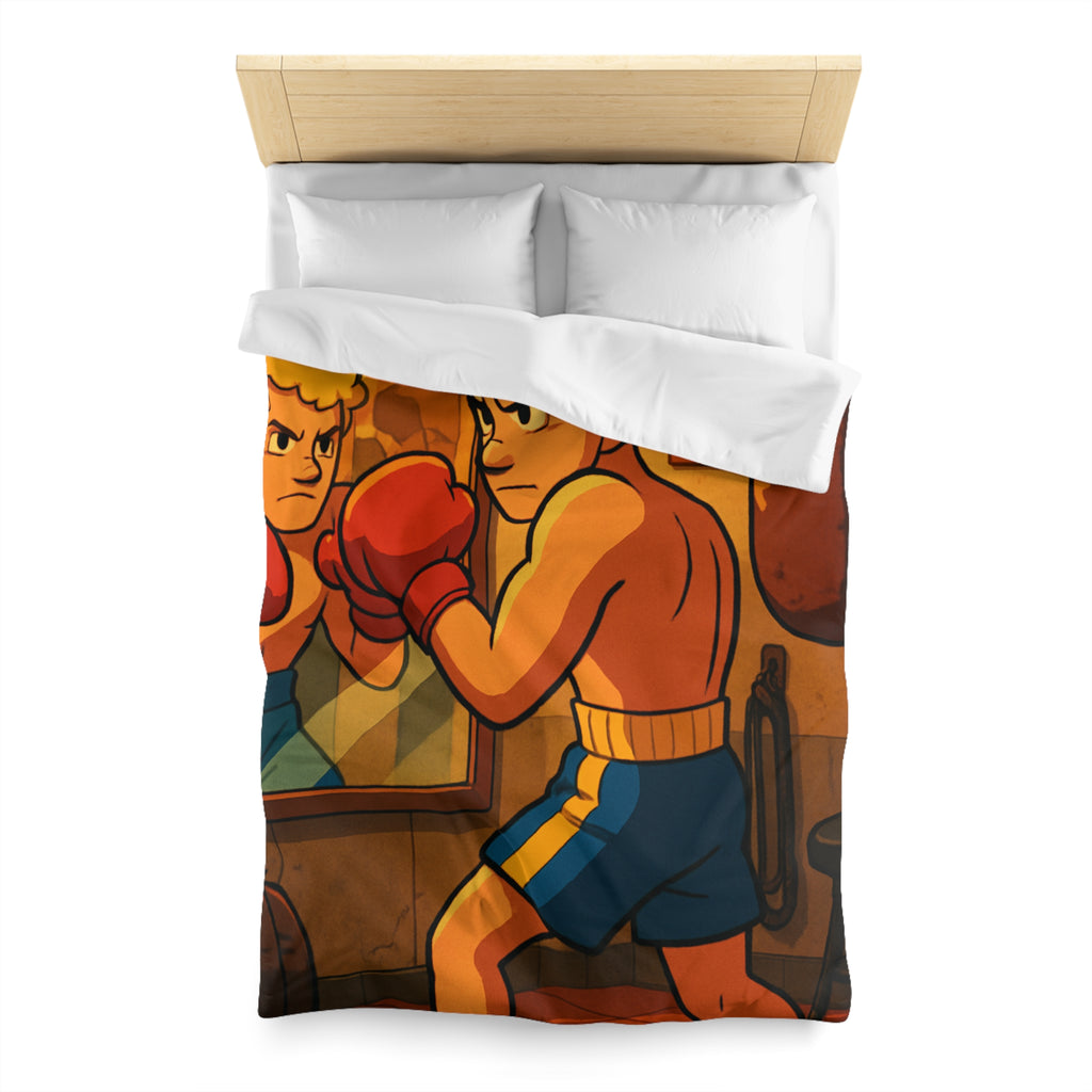 Housse de Couette Microfibre Design Artistique Moderne Décoration Chambre Confort Premium