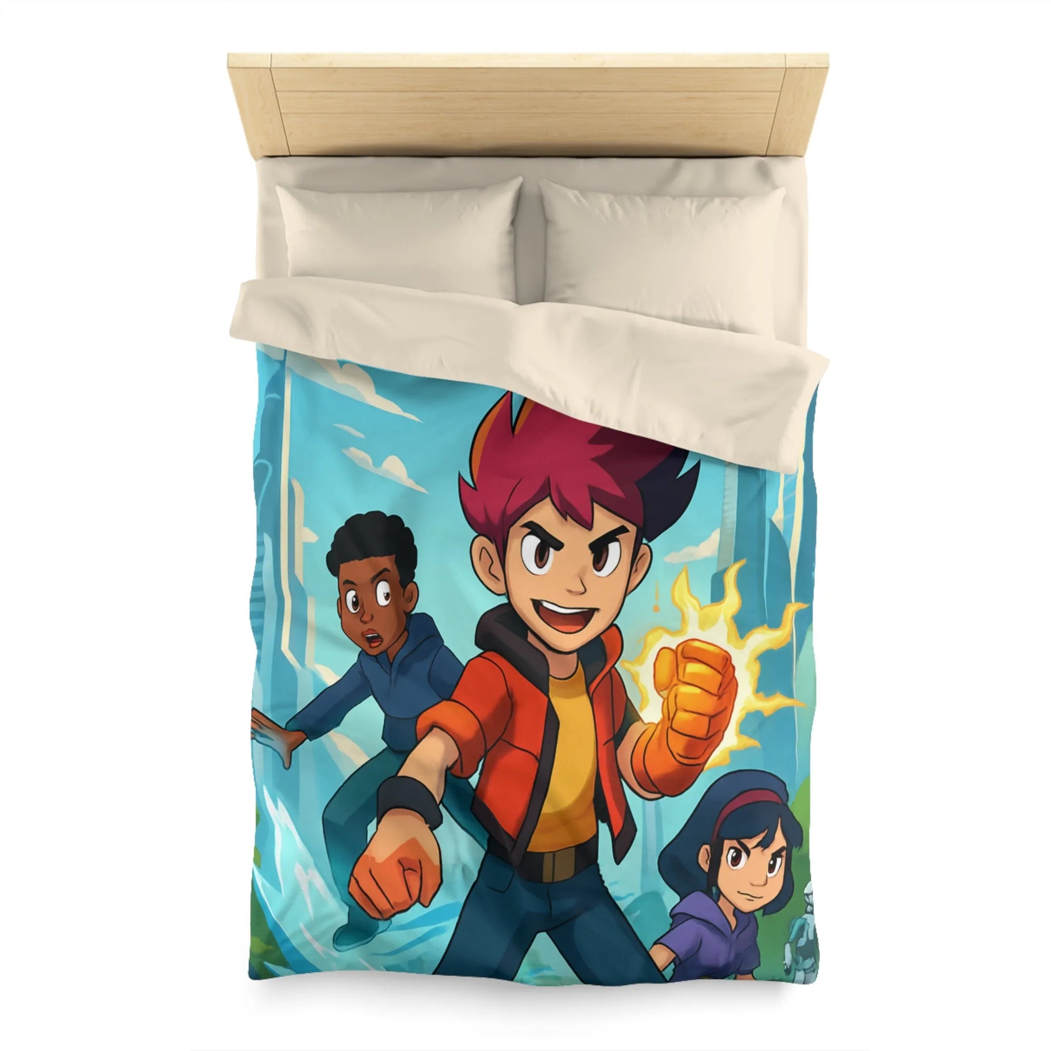 Housse de Couette Microfibre Création Artistique Moderne Design Exclusif Décoration Chambre