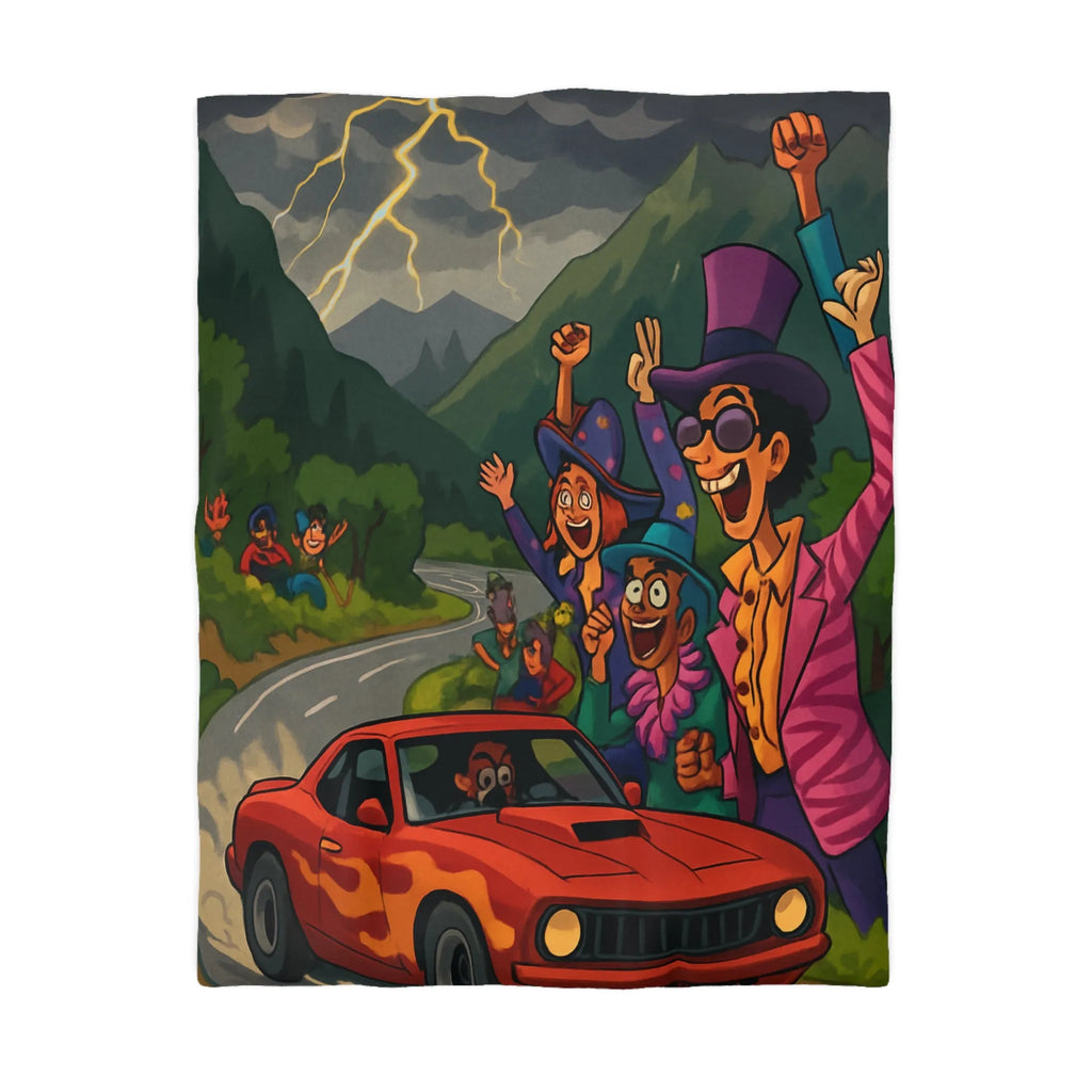 Housse de Couette Microfibre Création Artistique Moderne Design Exclusif Décoration Chambre