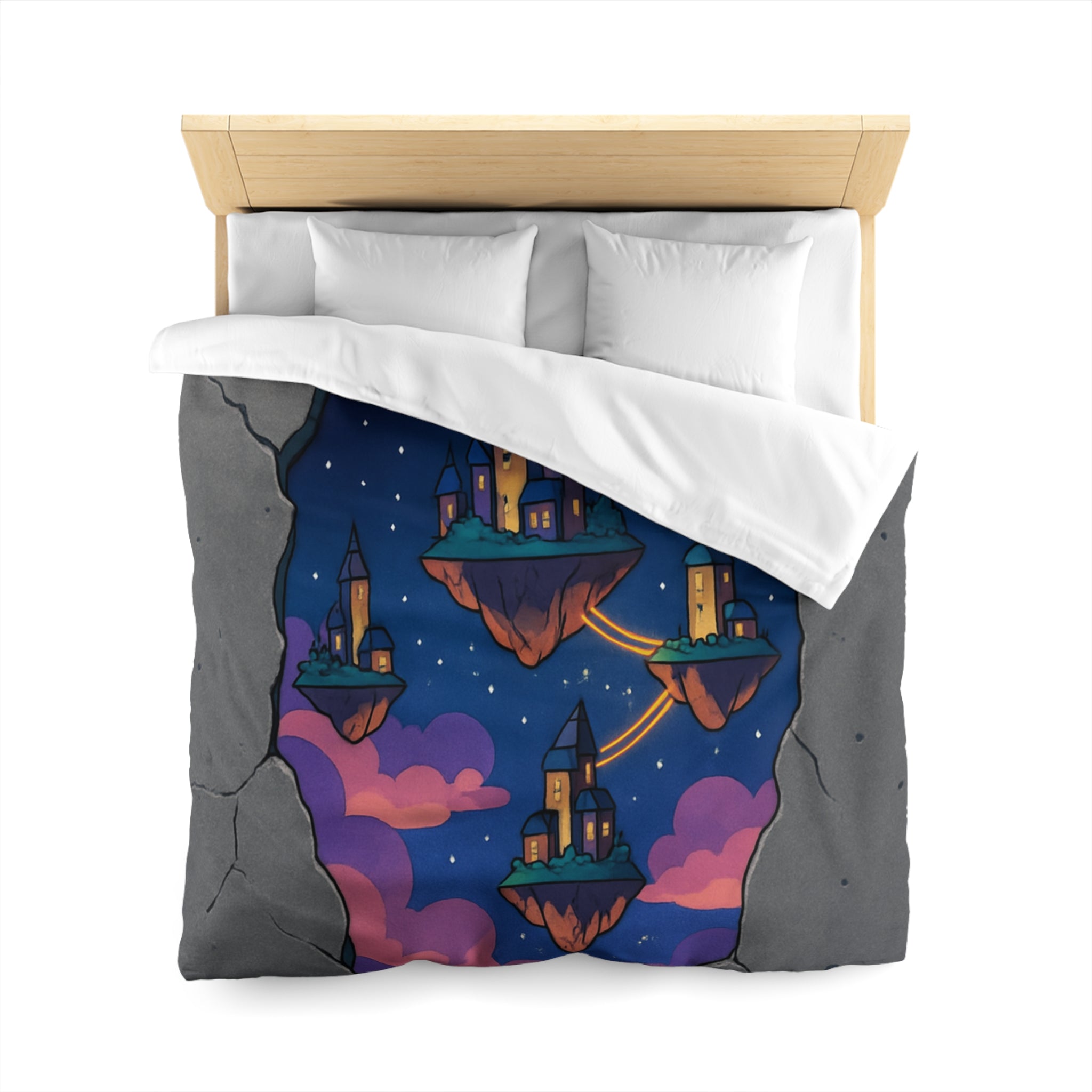 Housse de Couette Microfibre Création Artistique Moderne Design Exclusif Décoration Chambre