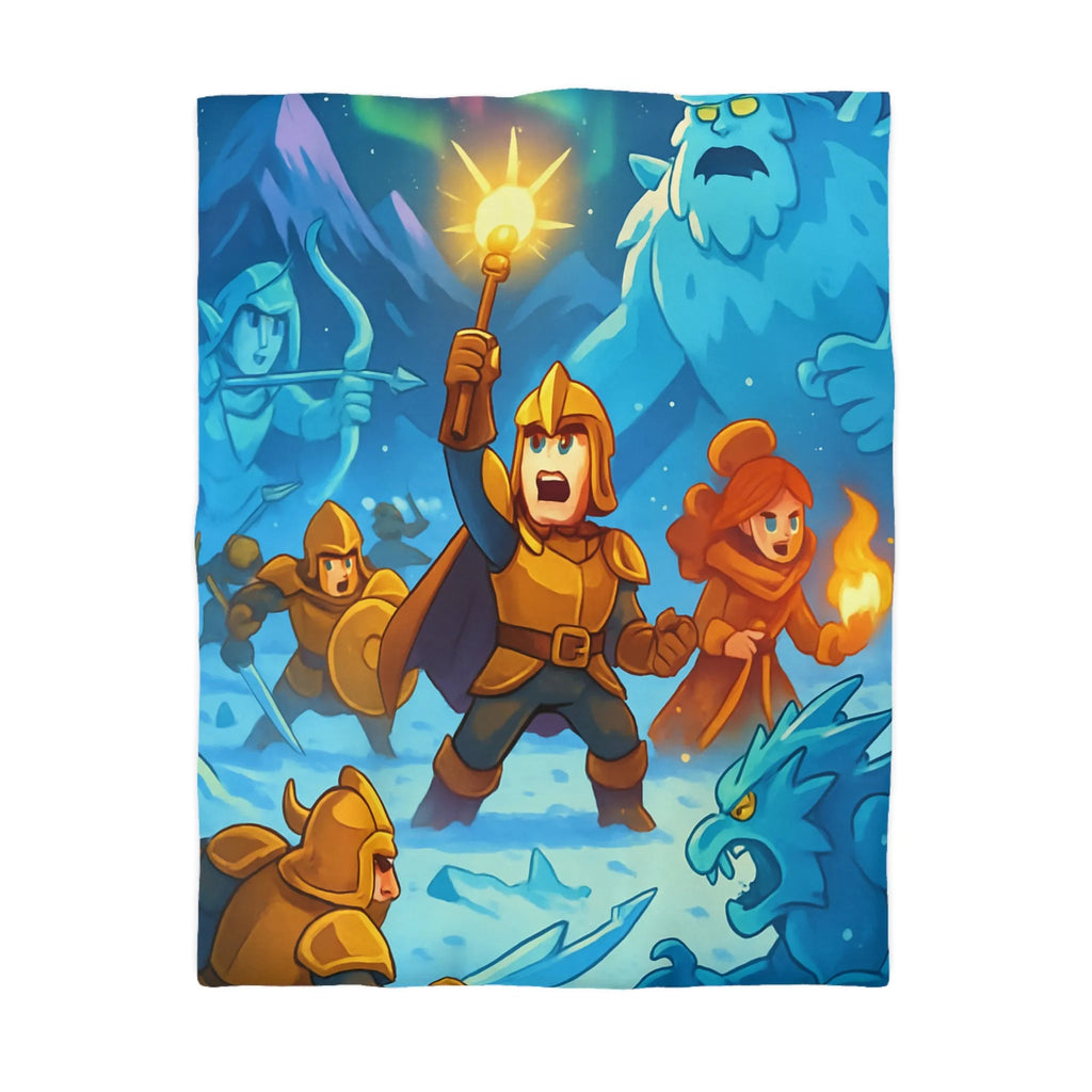 Housse de Couette Microfibre Art Graphique Contemporain Style Décoratif Chambre Tendance