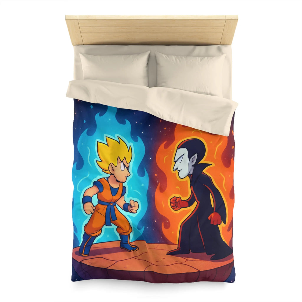 Housse de Couette Microfibre Art Graphique Contemporain Style Décoratif Chambre Tendance