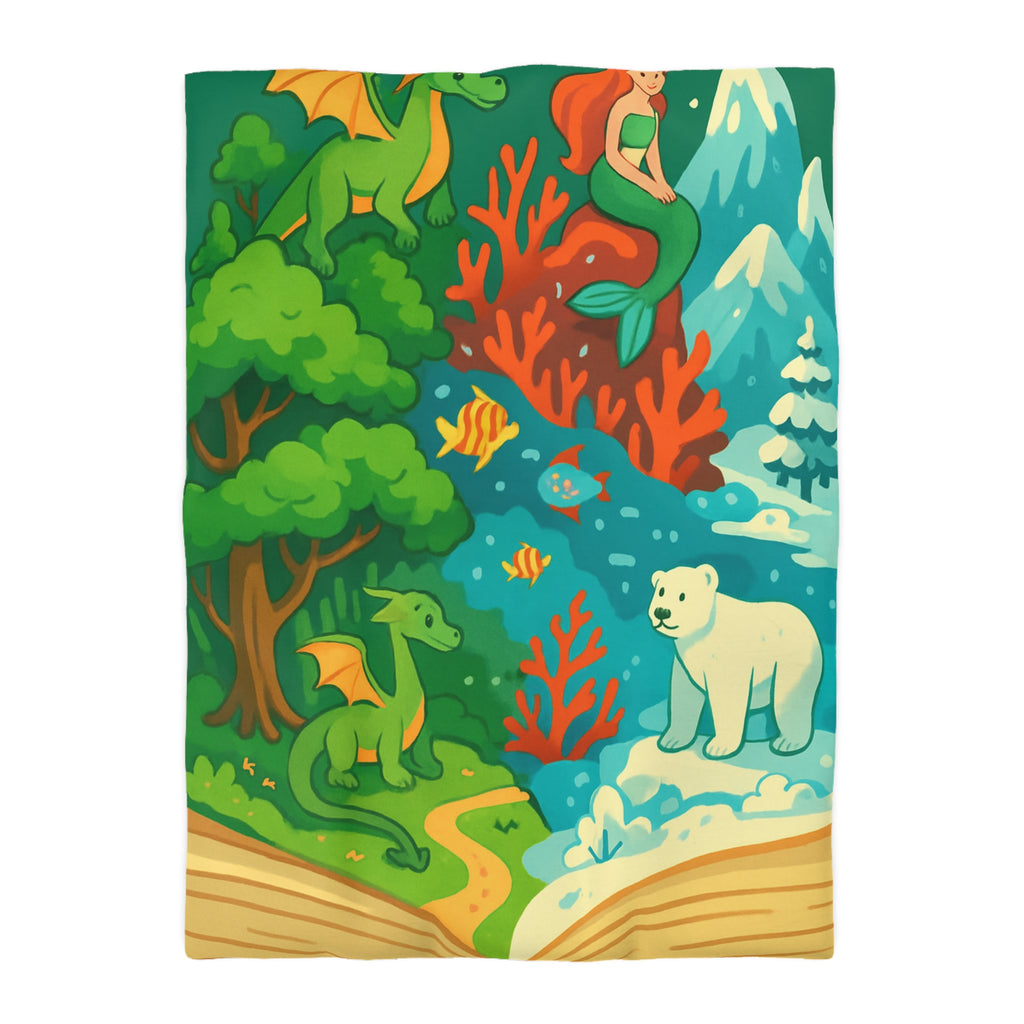 Housse de Couette Microfibre Design Artistique Moderne Décoration Chambre Confort Premium