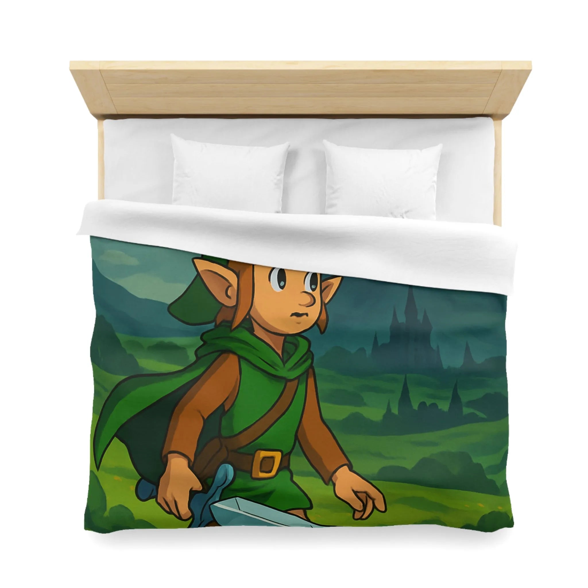 Housse de Couette Microfibre Art Graphique Contemporain Style Décoratif Chambre Tendance