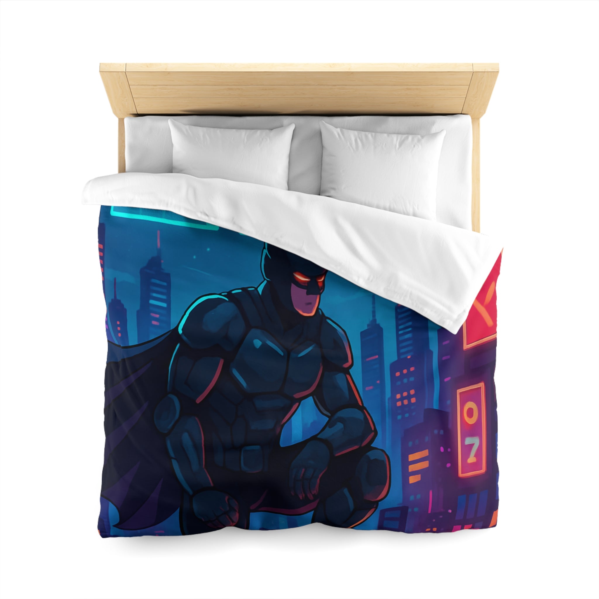 Housse de Couette Microfibre Design Artistique Moderne Décoration Chambre Confort Premium