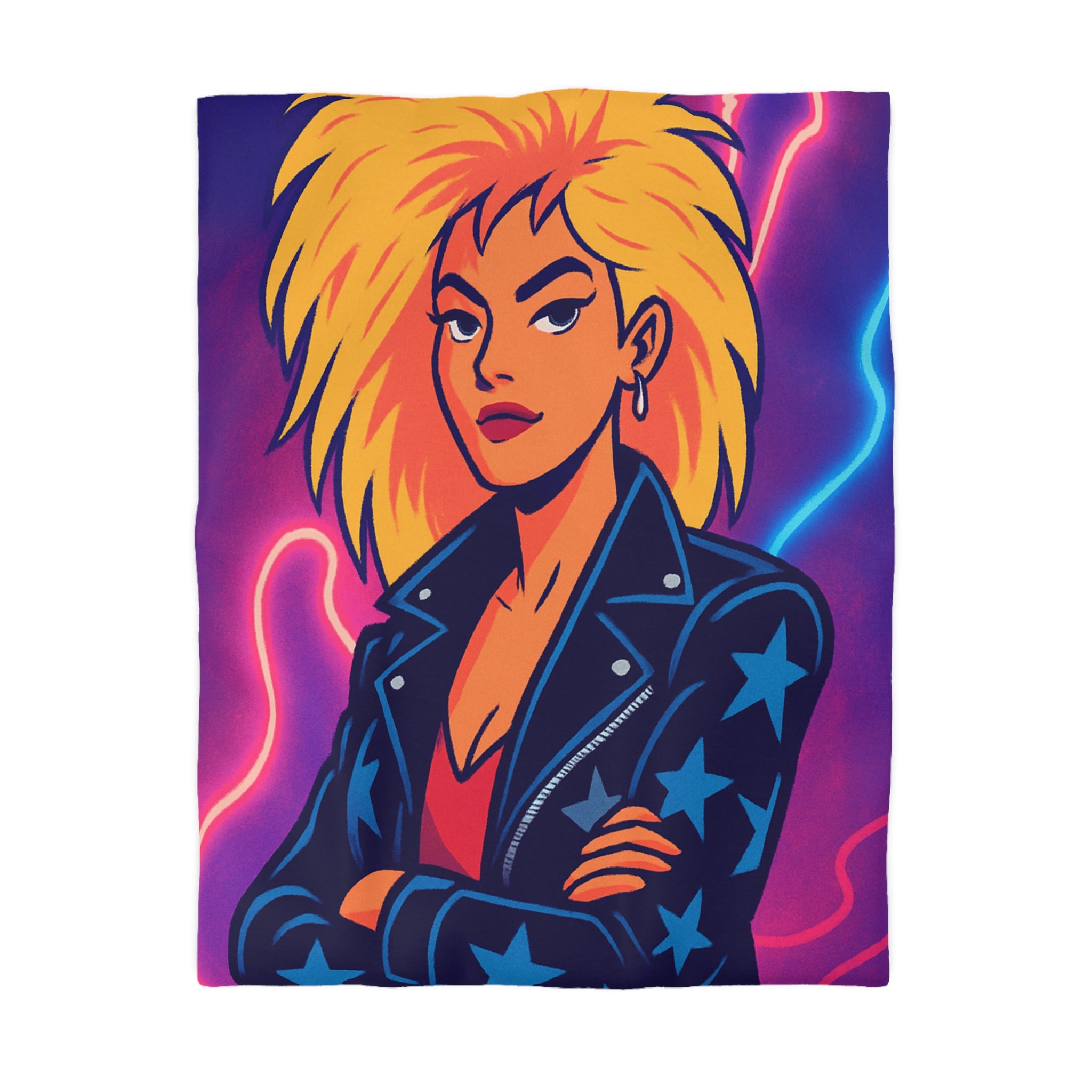 Housse de Couette Microfibre Design Artistique Moderne Décoration Chambre Confort Premium