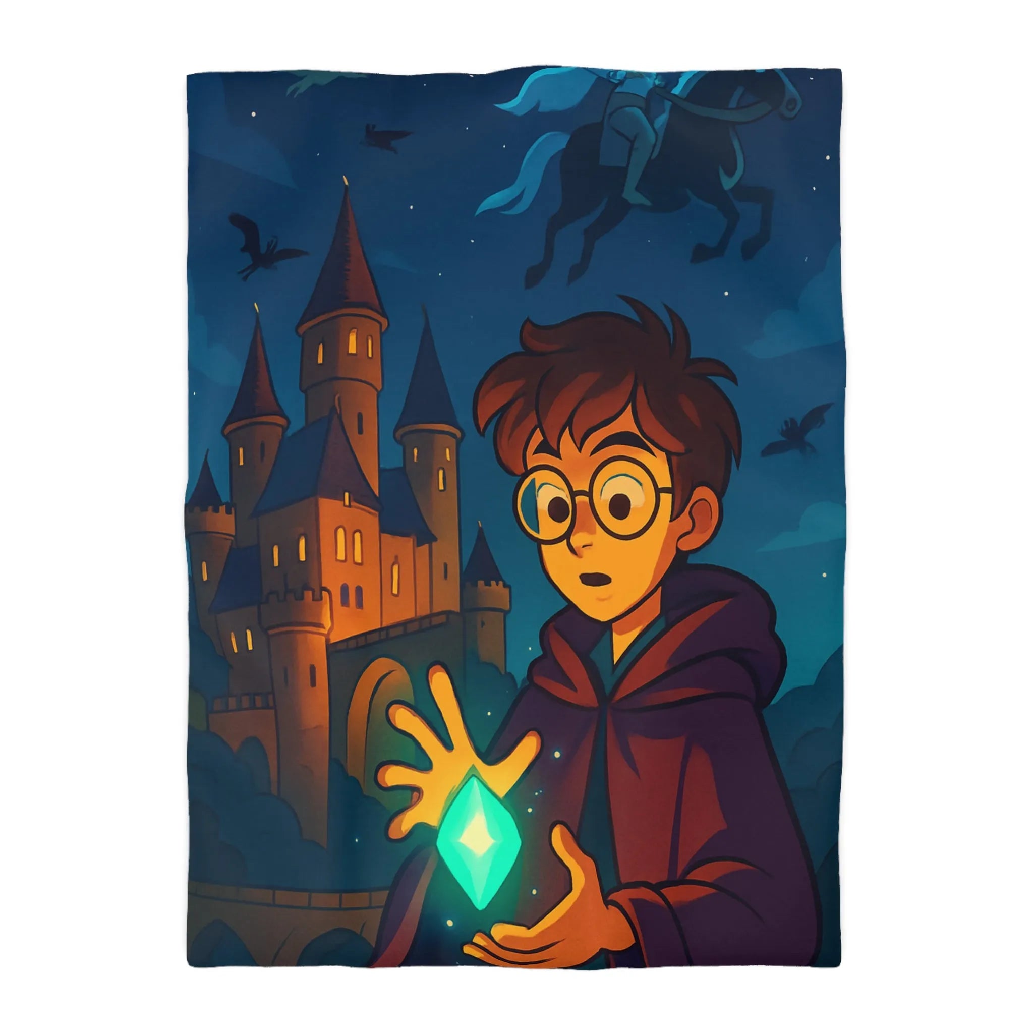 Housse de Couette Microfibre Art Graphique Contemporain Style Décoratif Chambre Tendance