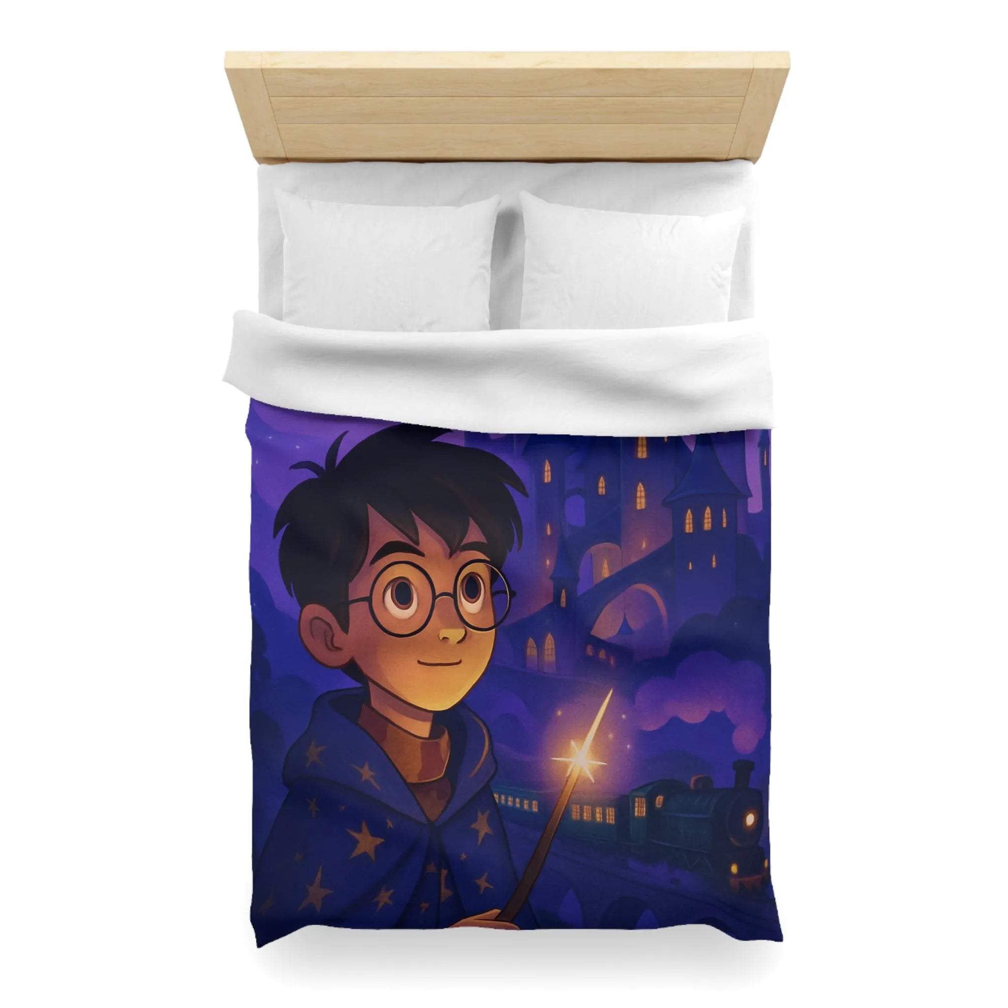 Housse de Couette Microfibre Art Graphique Contemporain Style Décoratif Chambre Tendance