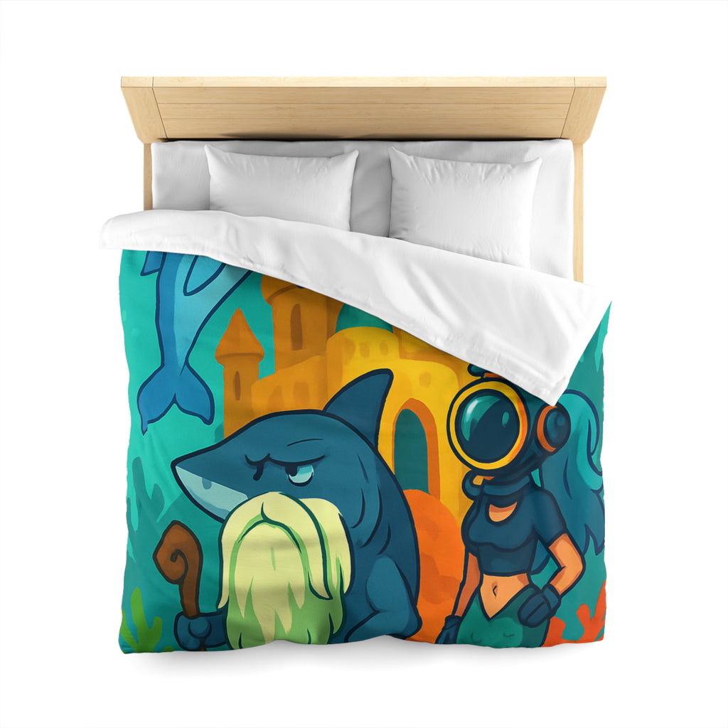 Housse de Couette Microfibre Création Artistique Moderne Design Exclusif Décoration Chambre