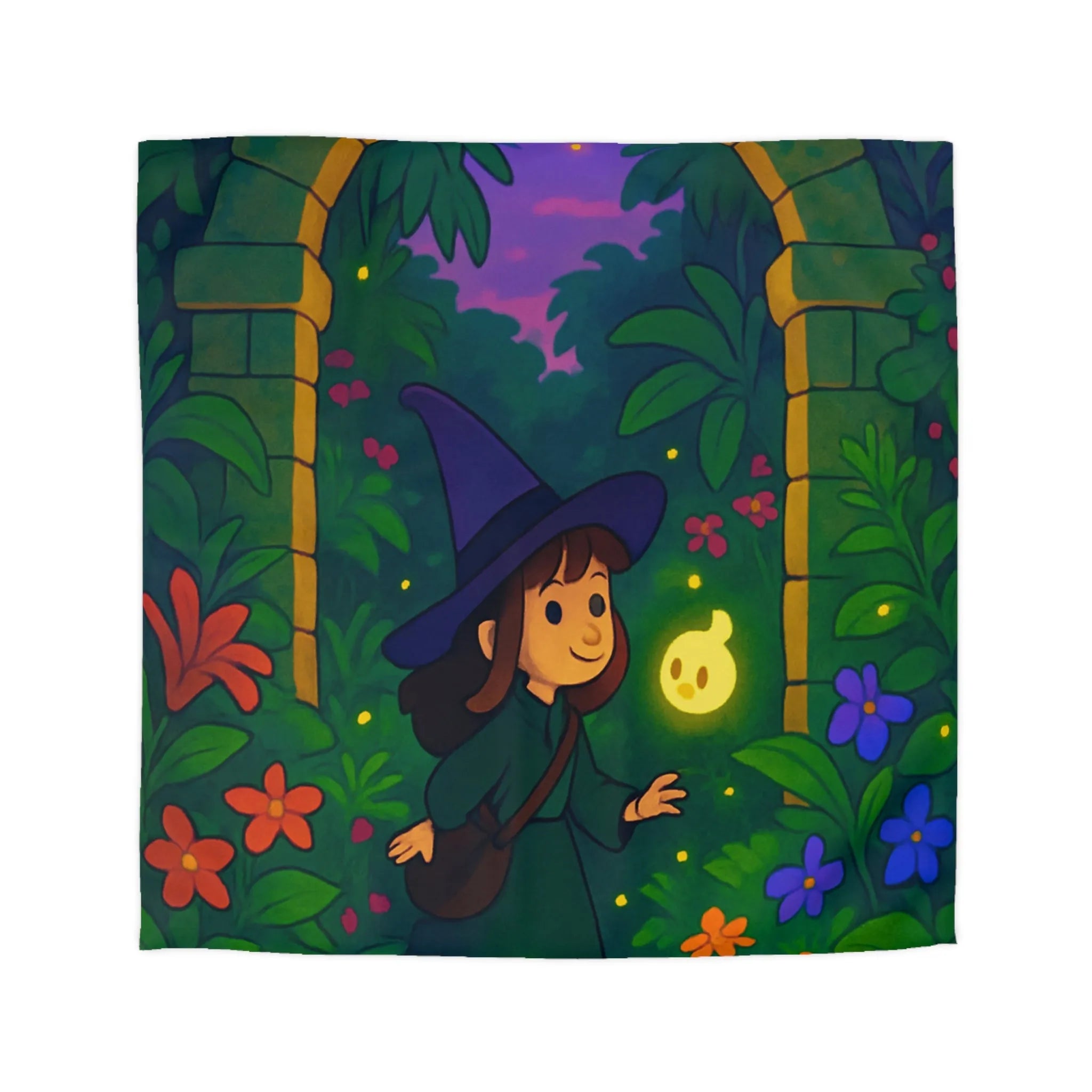 Enchantez votre chambre avec une housse de couette magique et lumineuse pour enfants