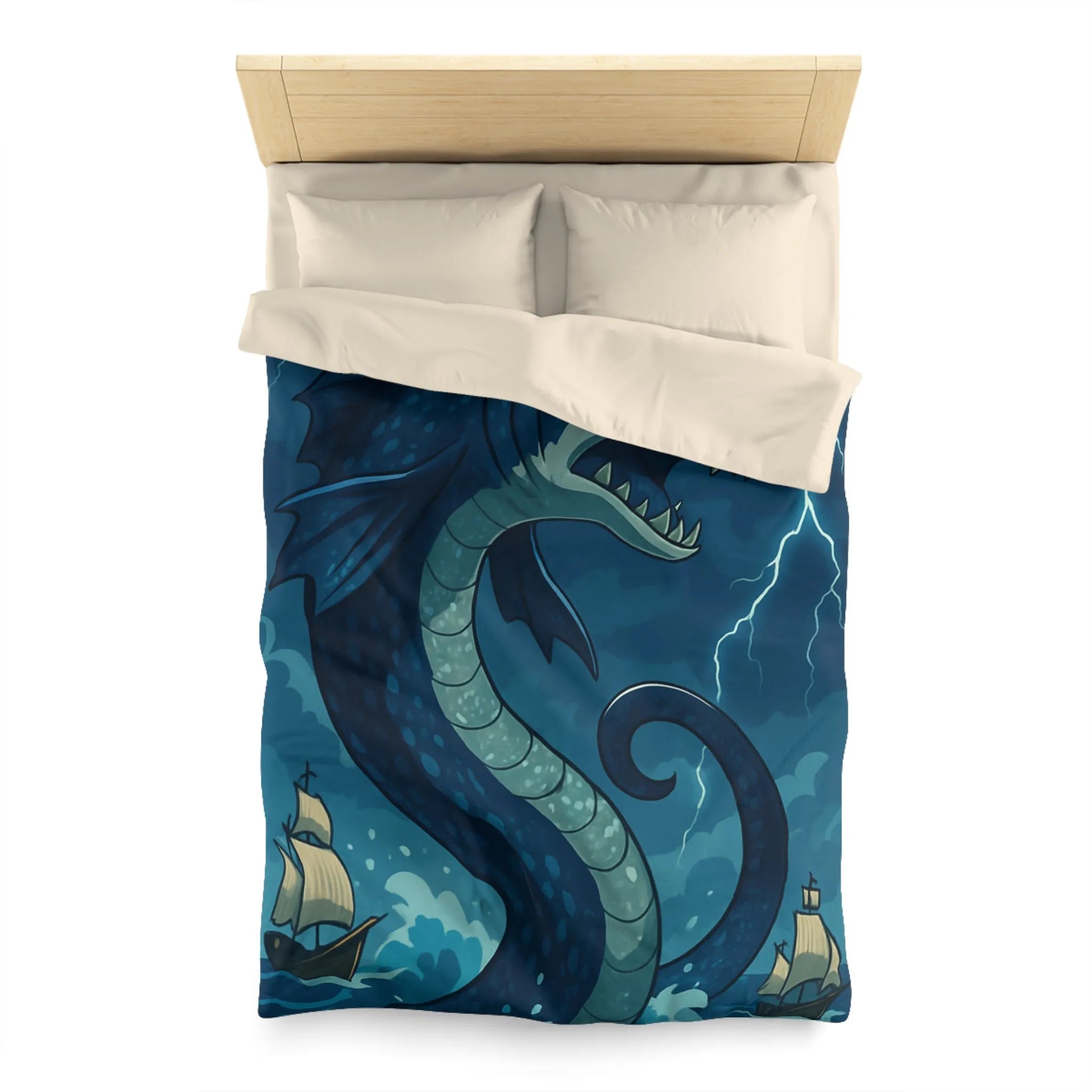 Housse de Couette Microfibre Art Graphique Contemporain Style Décoratif Chambre Tendance