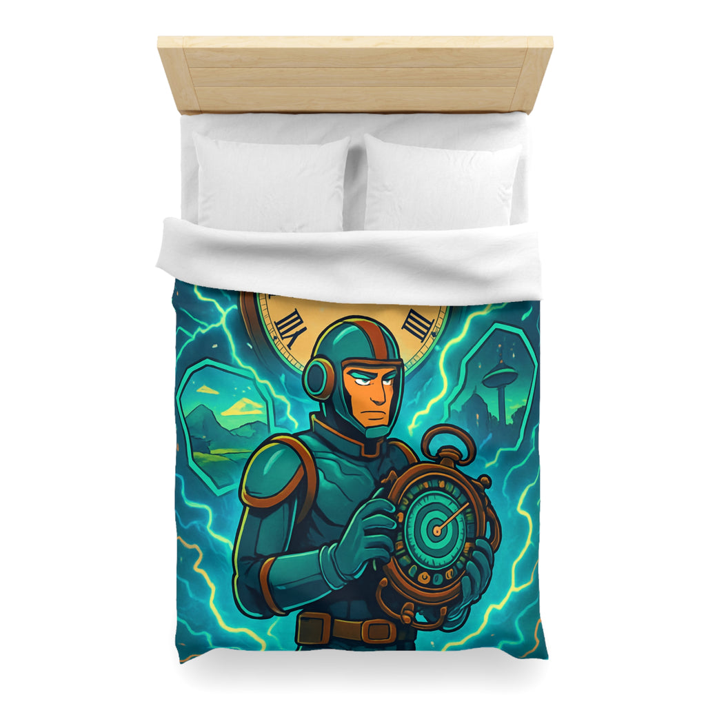 Housse de Couette Microfibre Illustration Unique Design Moderne Décoration Intérieure Raffinée