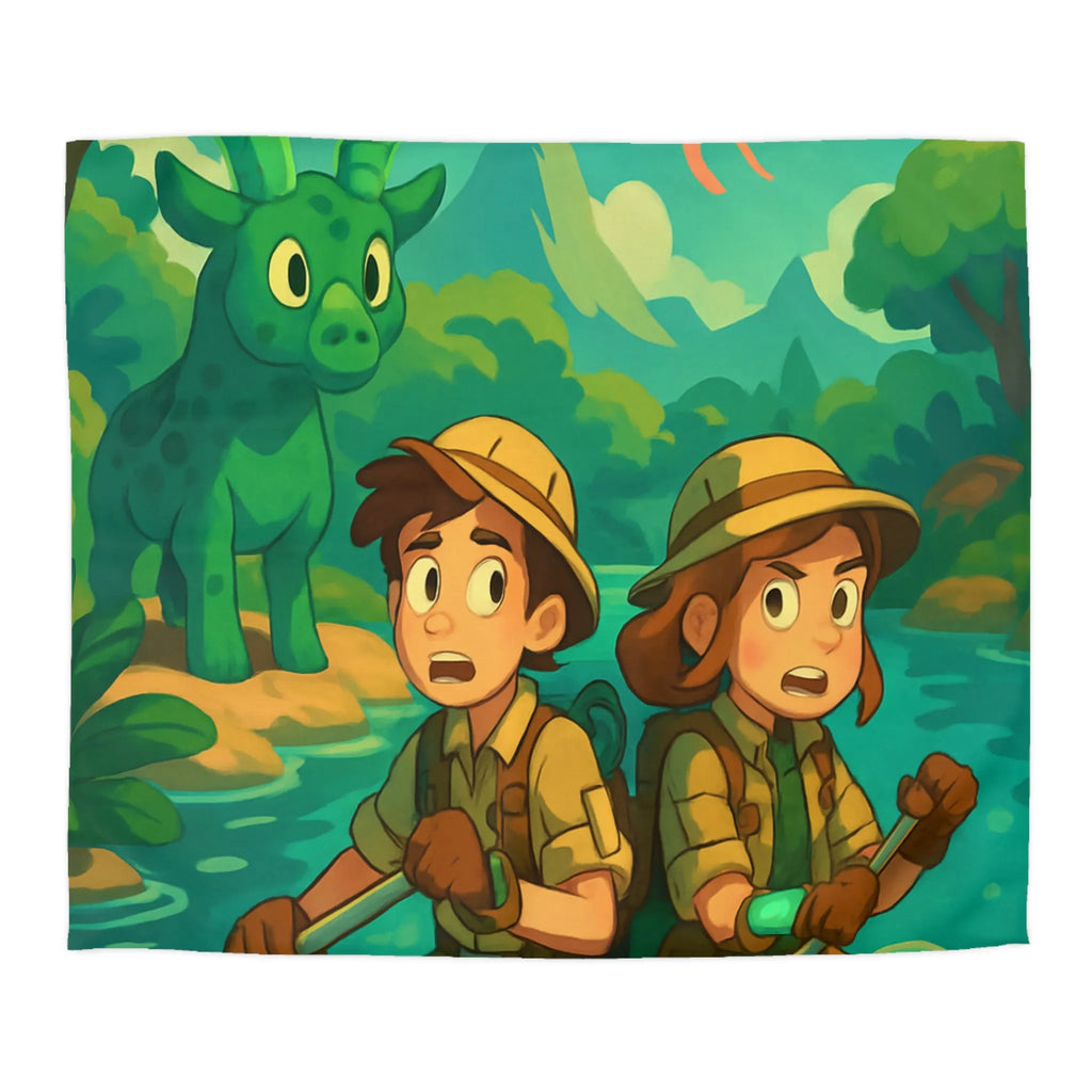 Exploration mystique en forêt tropicale avec créatures enchantées pour aventure fascinante de rêves