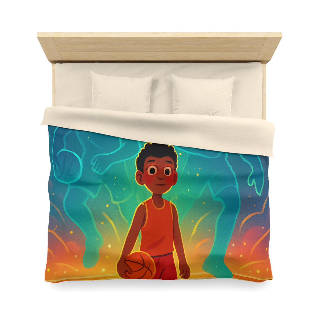 Housse de Couette Microfibre Illustration Unique Design Moderne Décoration Intérieure Raffinée