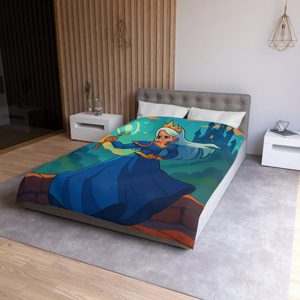 Housse de Couette Microfibre Art Graphique Contemporain Style Décoratif Chambre Tendance