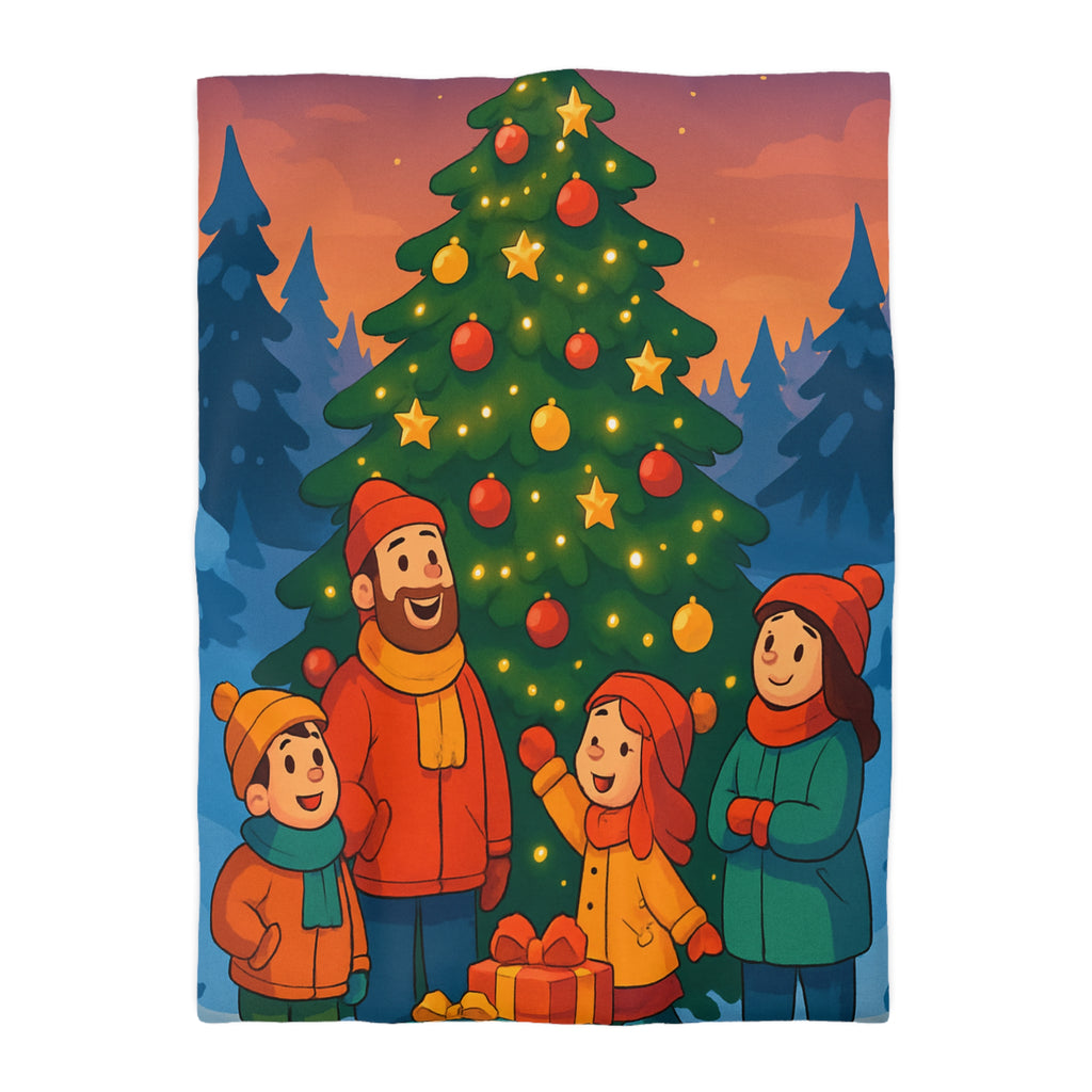 Housse de Couette Microfibre Illustration Unique Design Moderne Décoration Intérieure Raffinée