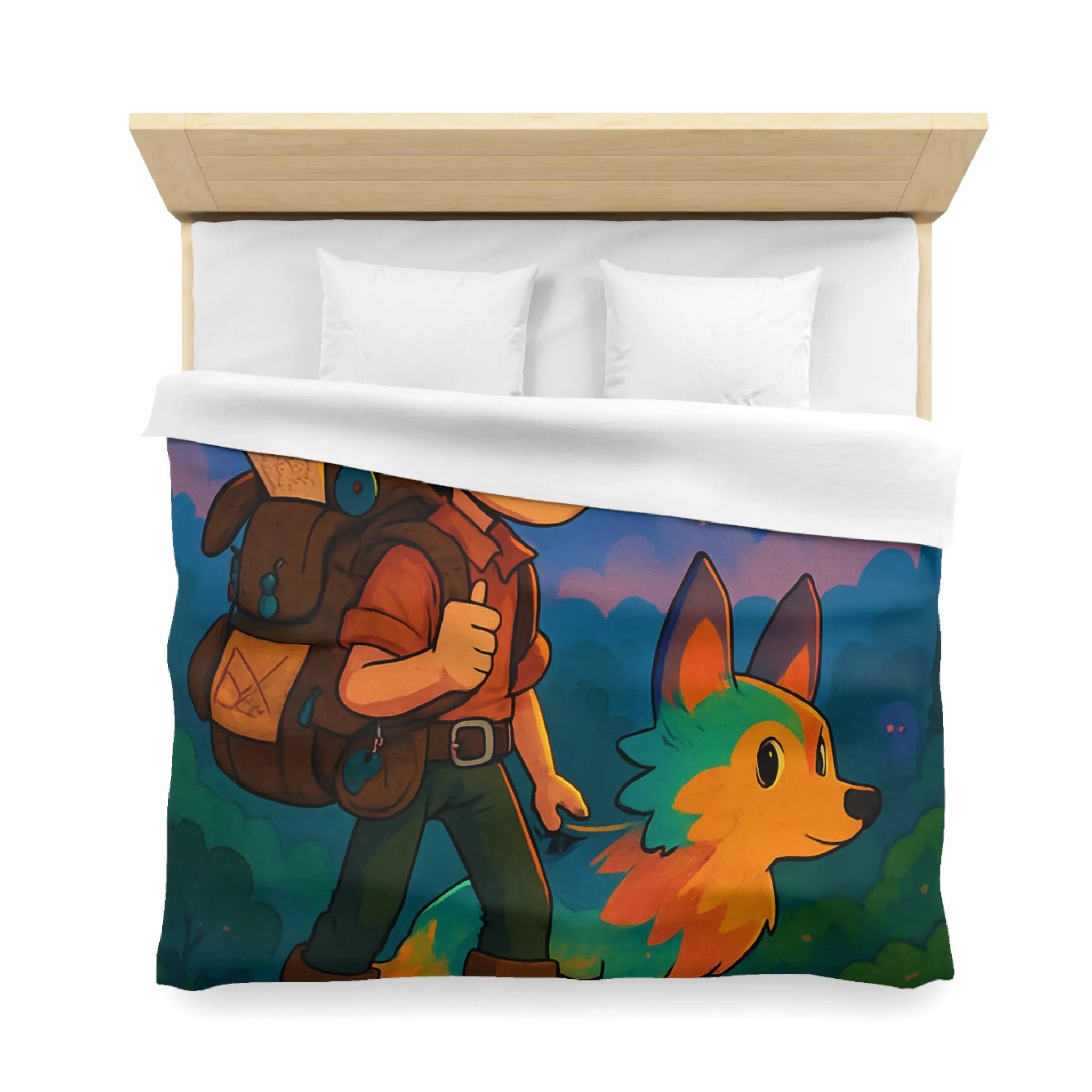 Housse de Couette Microfibre Création Artistique Moderne Design Exclusif Décoration Chambre