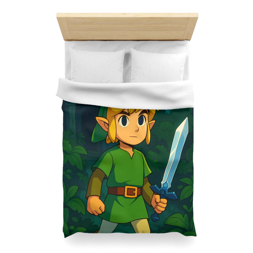 Housse de Couette Microfibre Design Artistique Moderne Décoration Chambre Confort Premium