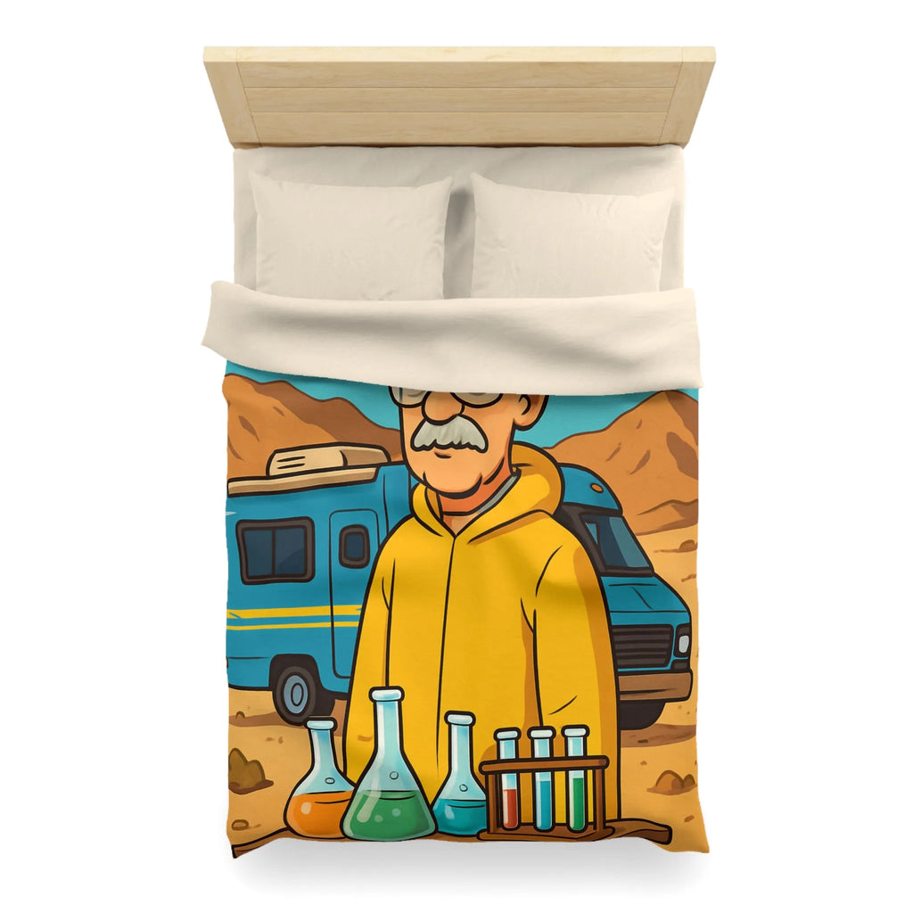 Housse de Couette Microfibre Art Graphique Contemporain Style Décoratif Chambre Tendance