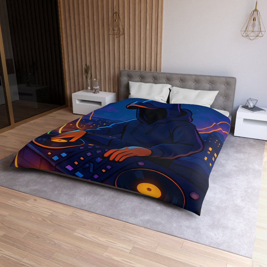 Housse de Couette Microfibre Design Artistique Moderne Décoration Chambre Confort Premium