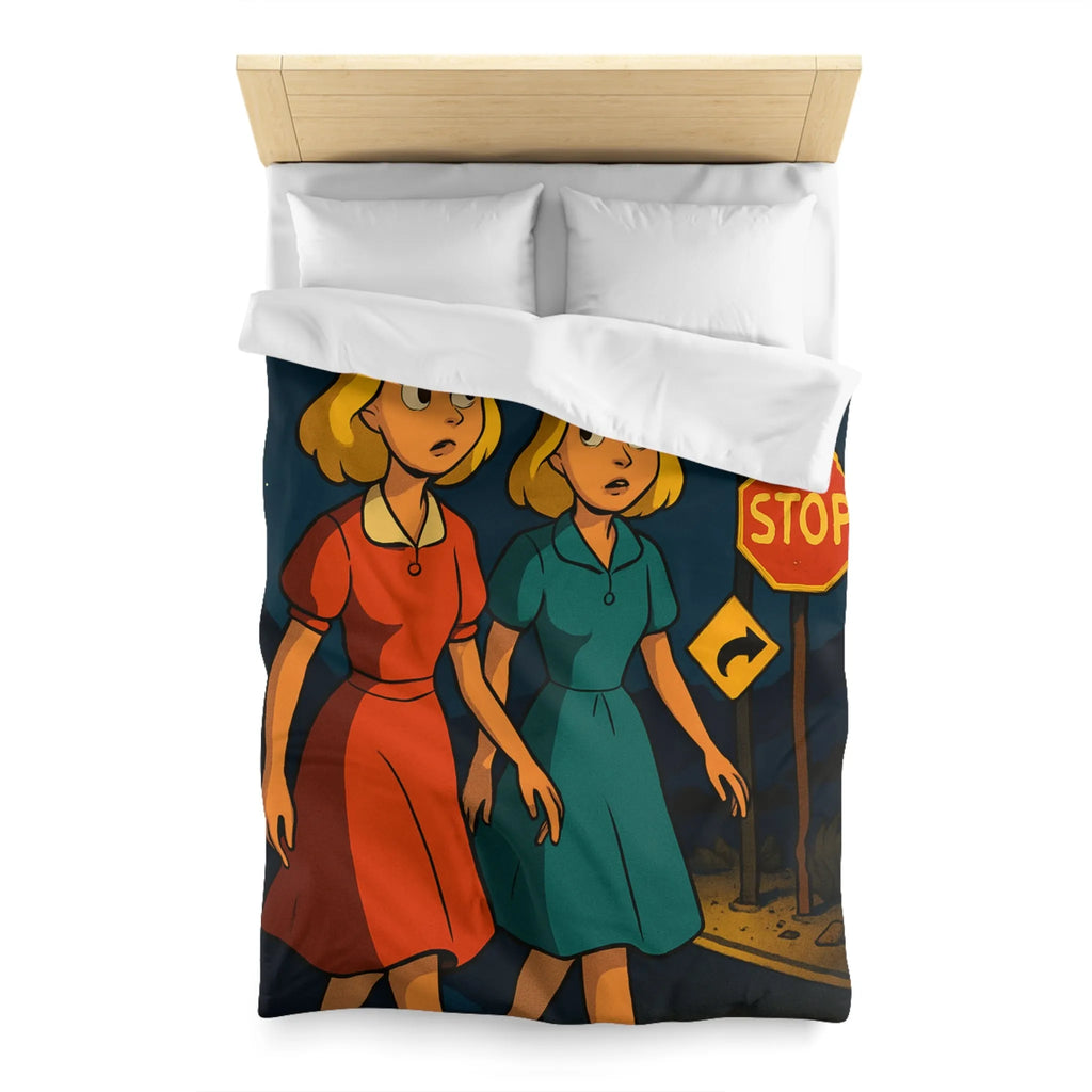 Housse de Couette Microfibre Création Artistique Moderne Design Exclusif Décoration Chambre