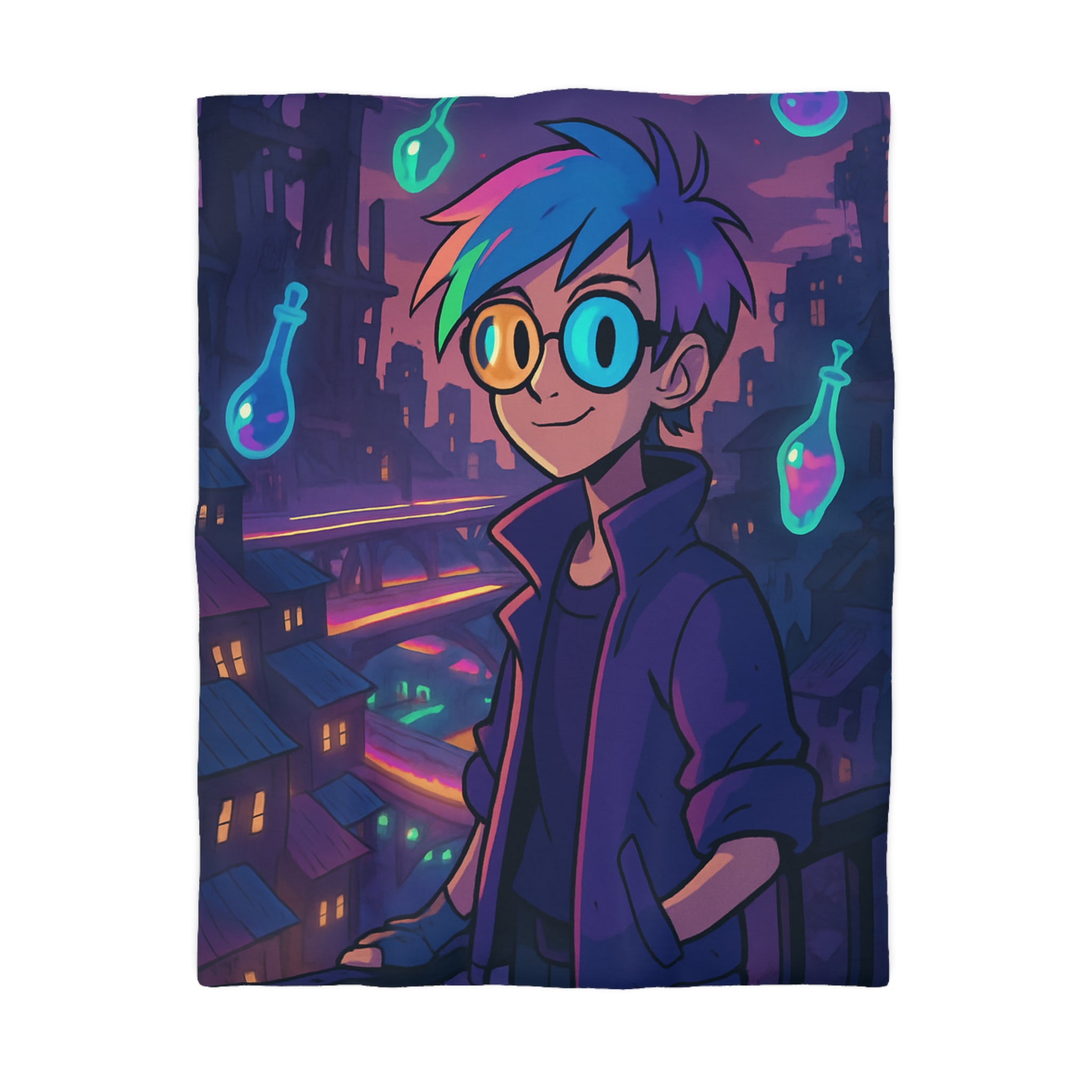 Housse de Couette Microfibre Création Artistique Moderne Design Exclusif Décoration Chambre