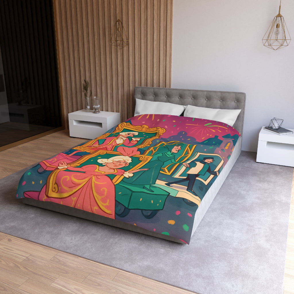 Rêveries Festives : Motifs Baroques Animés pour Embellir Votre Chambre à Coucher