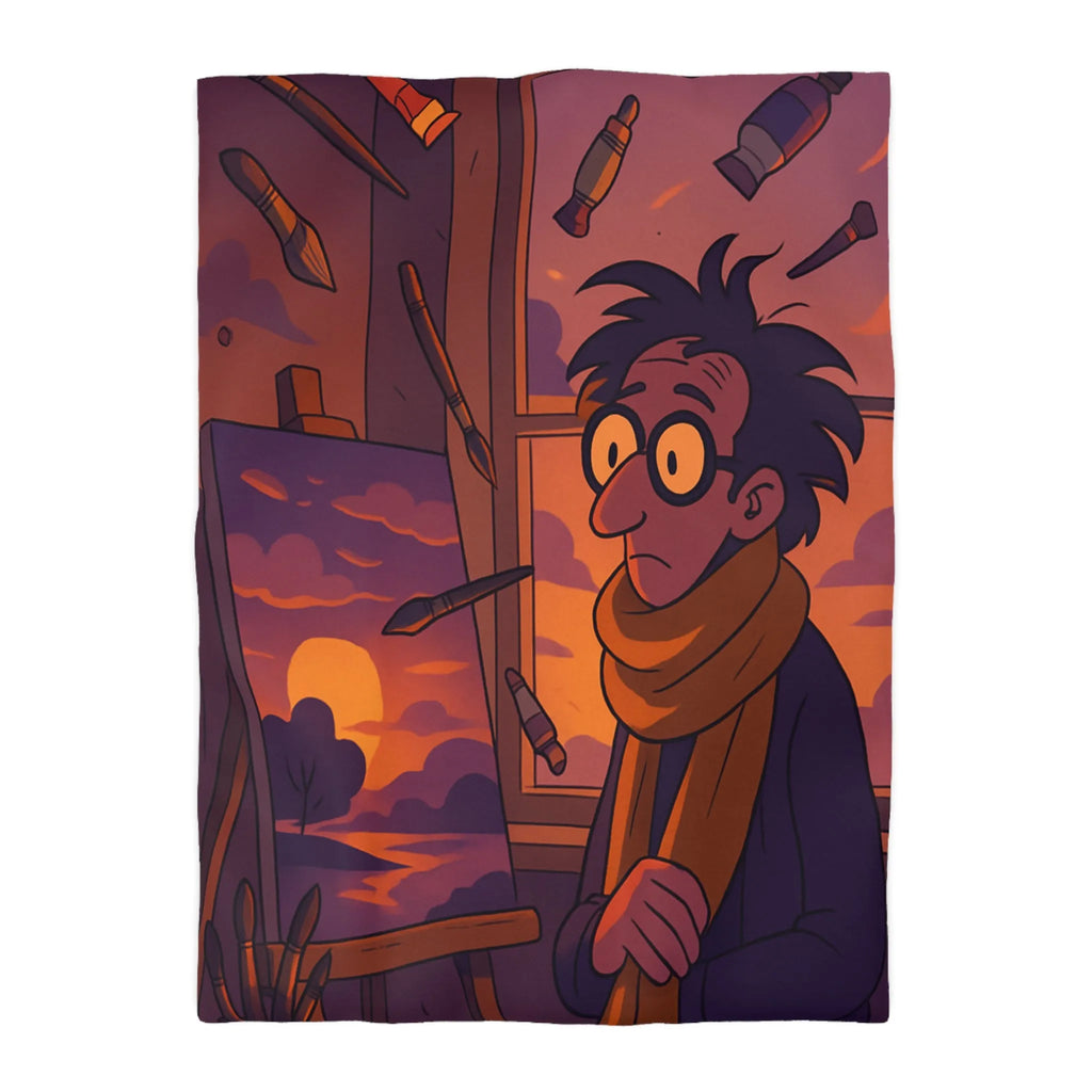 Housse de Couette Microfibre Création Artistique Moderne Design Exclusif Décoration Chambre