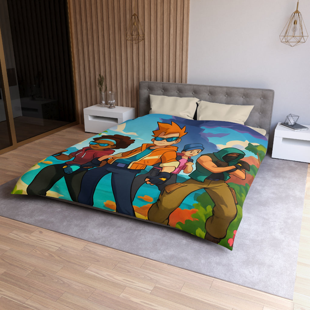 Housse de Couette Microfibre Création Artistique Moderne Design Exclusif Décoration Chambre