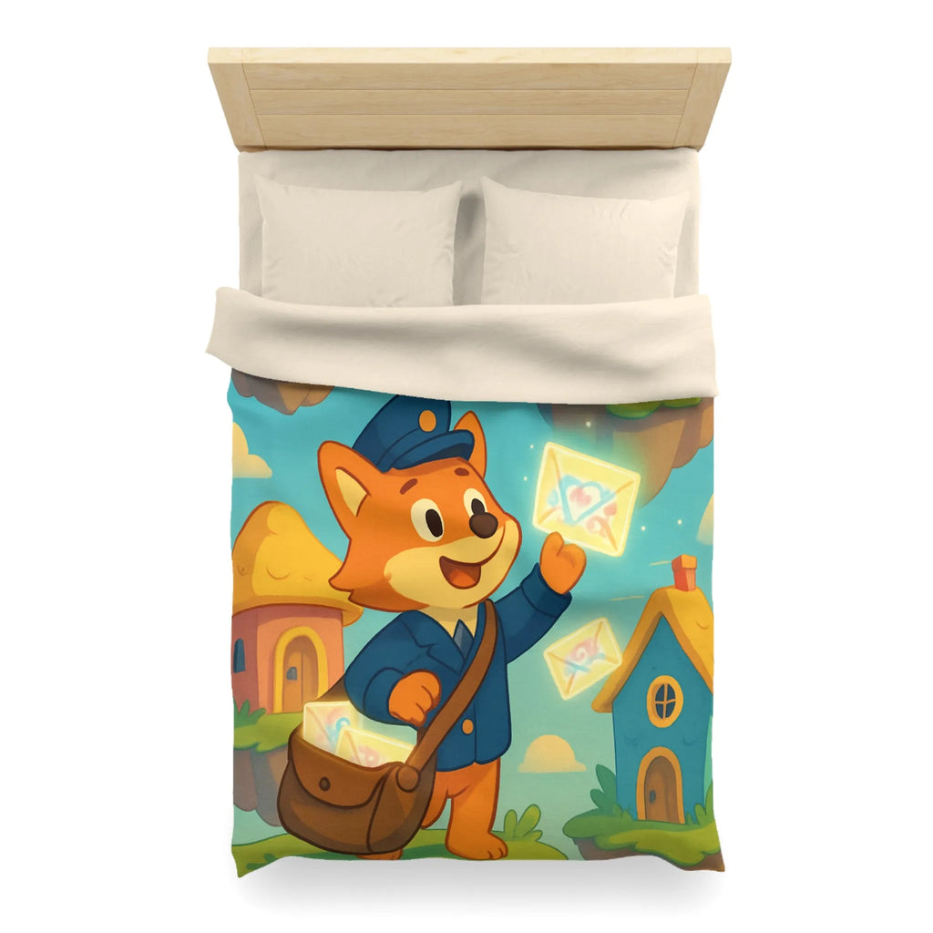 Housse de Couette Microfibre Art Graphique Contemporain Style Décoratif Chambre Tendance