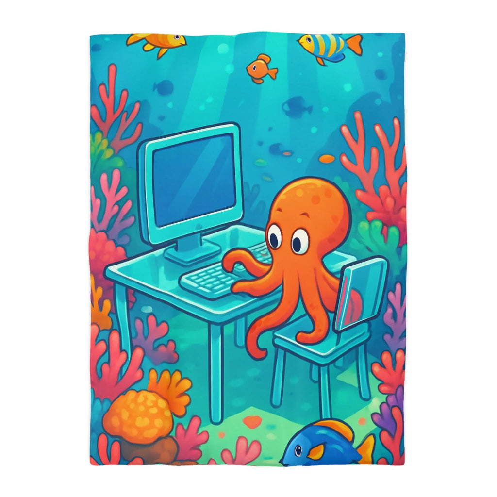 Housse de Couette Microfibre Art Graphique Contemporain Style Décoratif Chambre Tendance