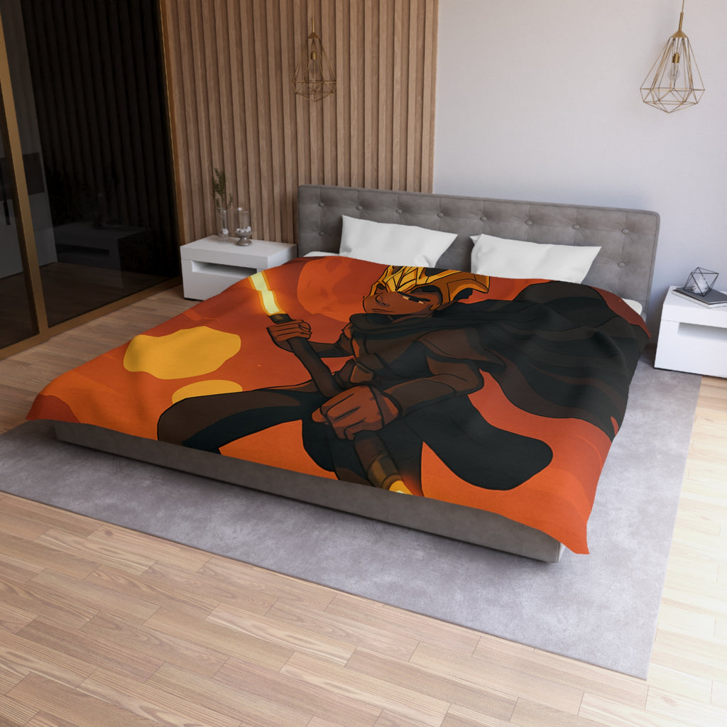 Housse de Couette Microfibre Motif Créatif Original Style Contemporain Chambre Élégante