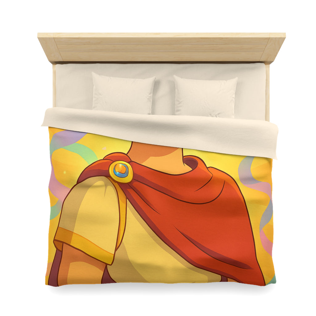 Rêves d'Empereur Romain: Housse de Couette Artistique Inspirée de l'Antiquité Dorée