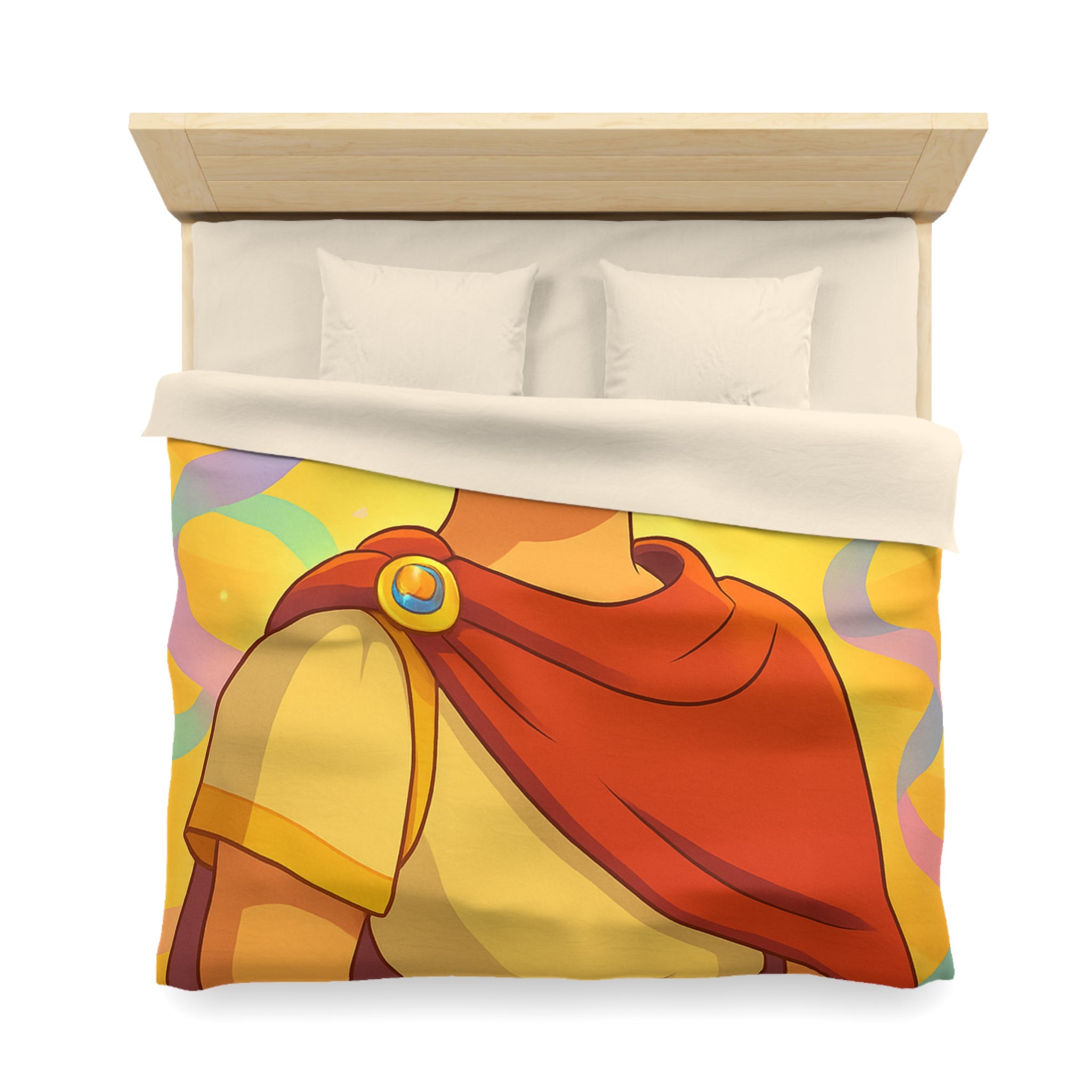 Rêves d'Empereur Romain: Housse de Couette Artistique Inspirée de l'Antiquité Dorée