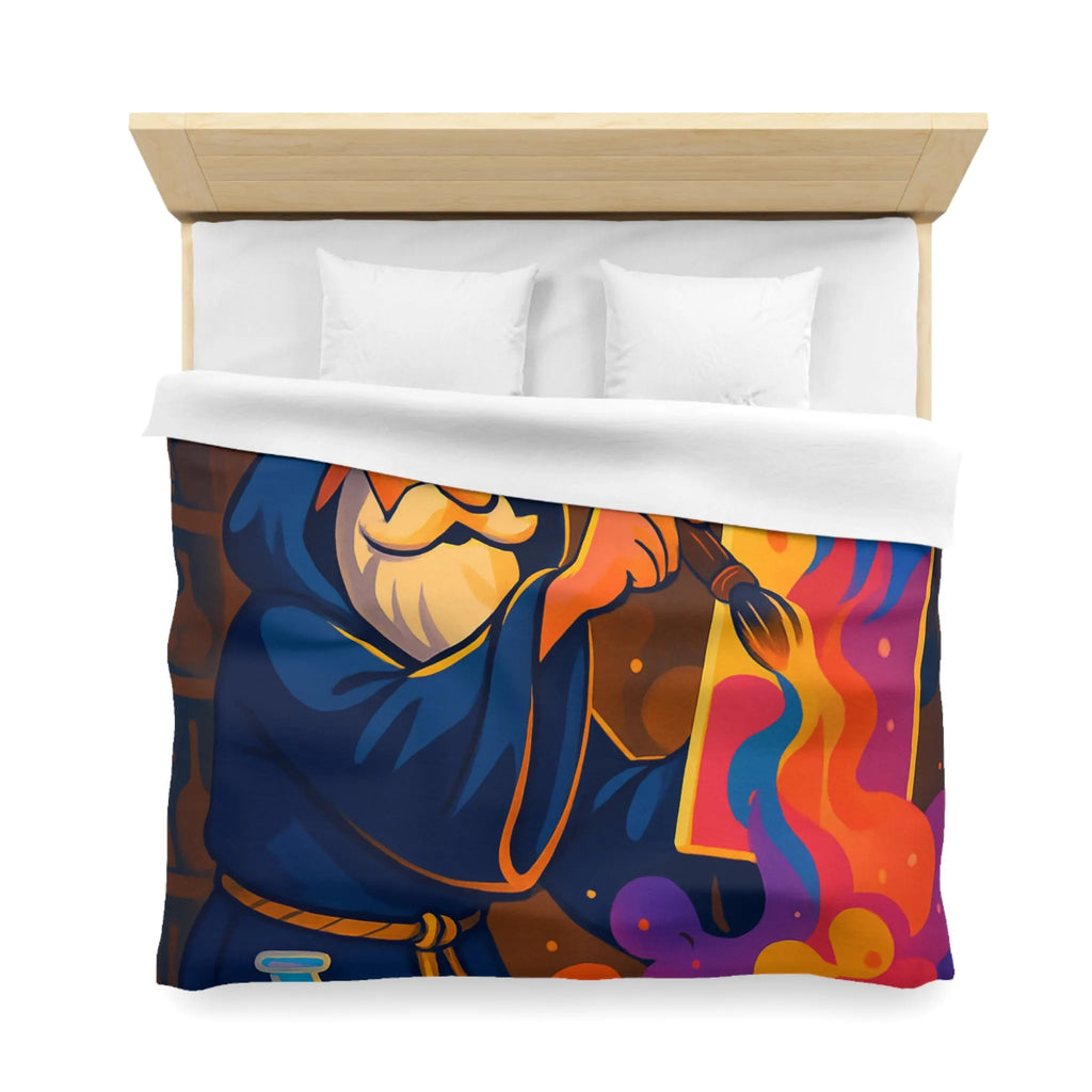 Créez une ambiance magique avec une housse de couette sorcier artistique et colorée