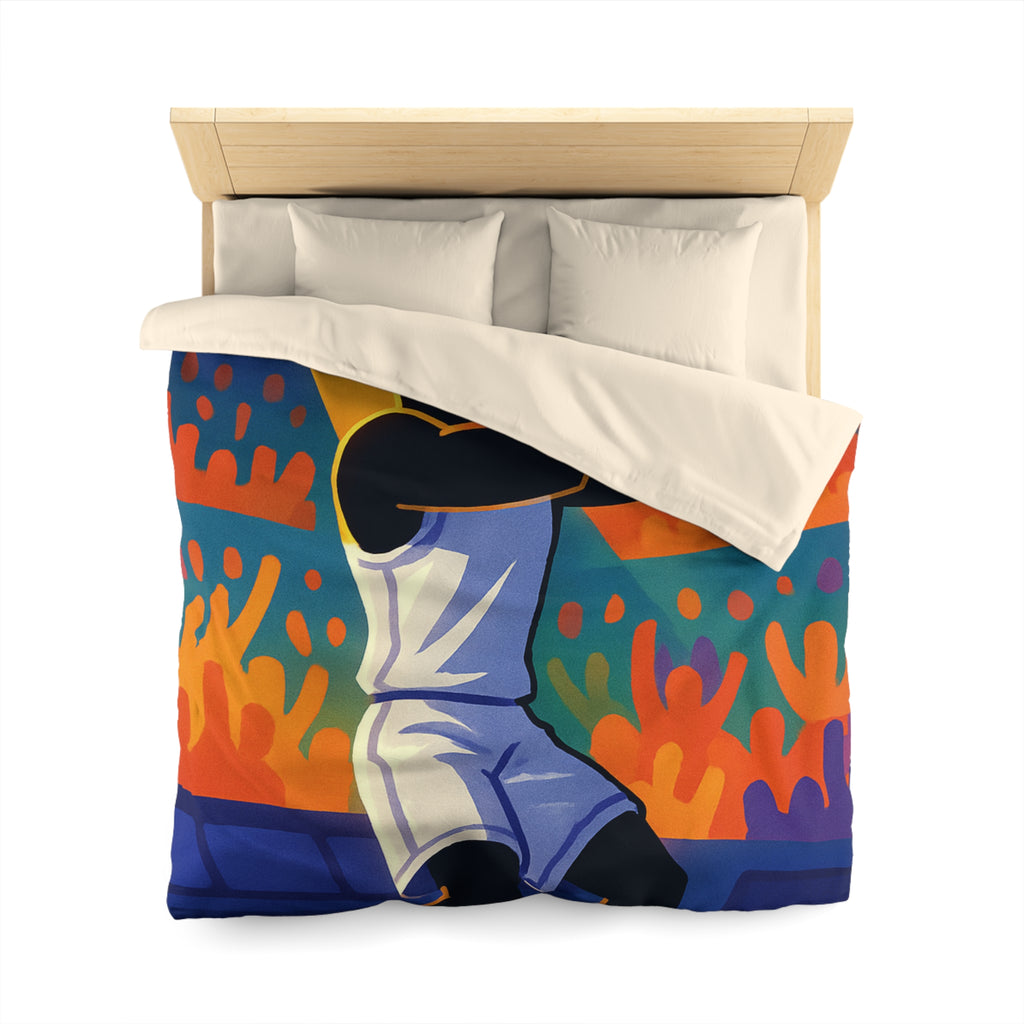 Housse de Couette Microfibre Illustration Unique Design Moderne Décoration Intérieure Raffinée