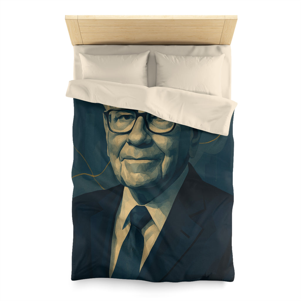 Housse de Couette Microfibre Motif Créatif Original Style Contemporain Chambre Élégante