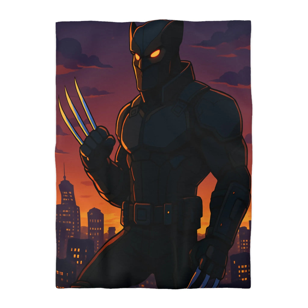 Housse de Couette Microfibre Art Graphique Contemporain Style Décoratif Chambre Tendance