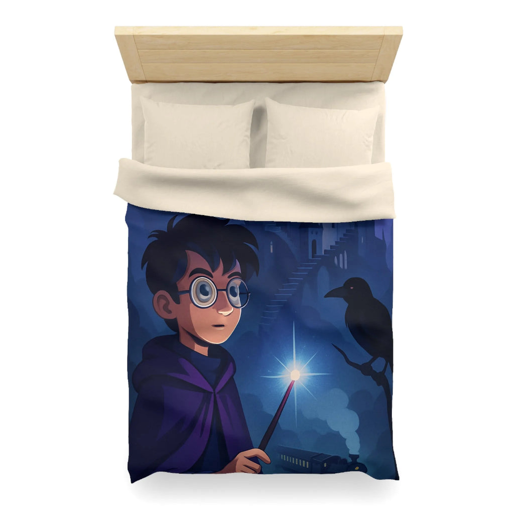 Housse de Couette Microfibre Art Graphique Contemporain Style Décoratif Chambre Tendance