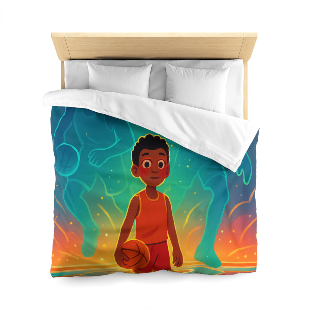 Housse de Couette Microfibre Illustration Unique Design Moderne Décoration Intérieure Raffinée