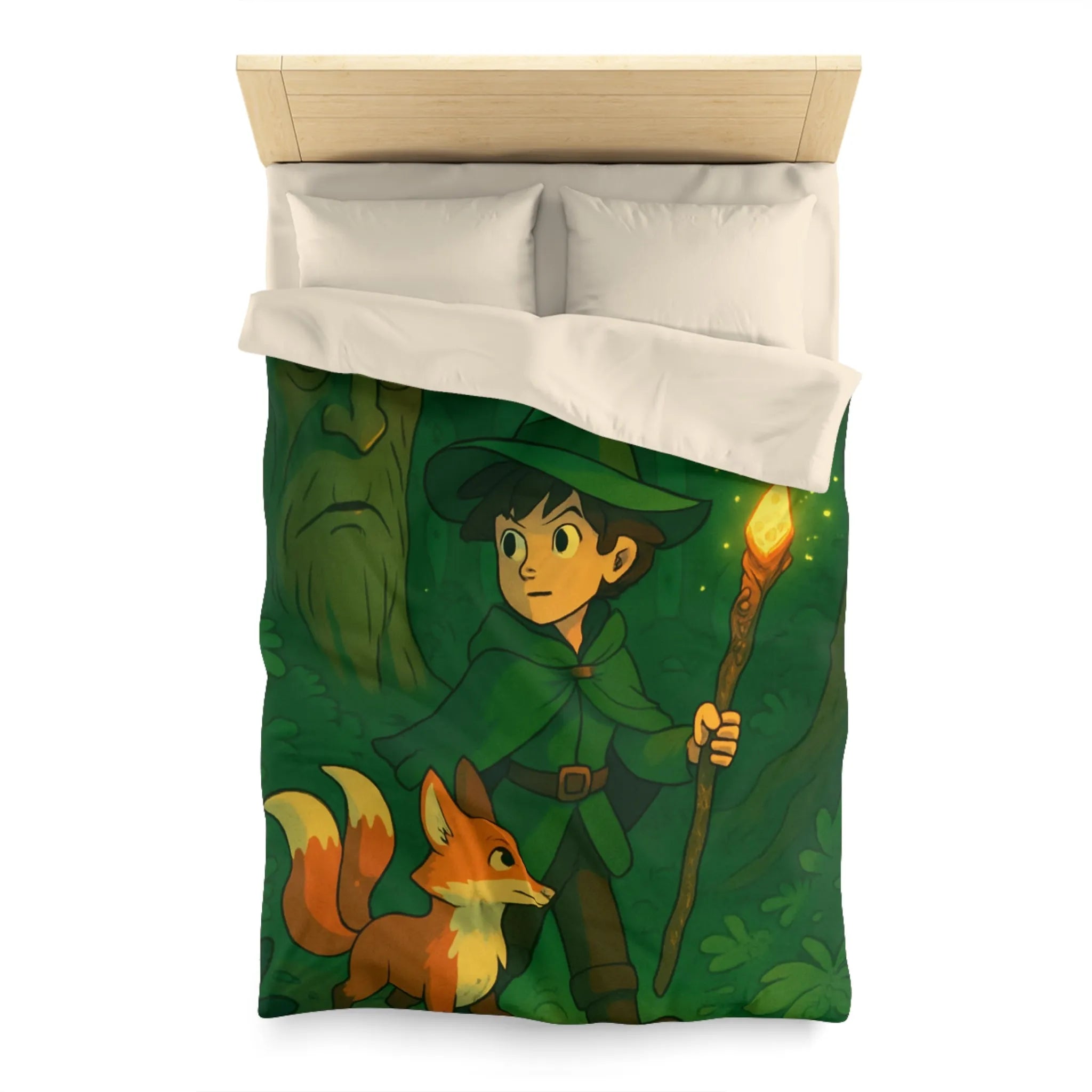 Housse de Couette Microfibre Art Graphique Contemporain Style Décoratif Chambre Tendance