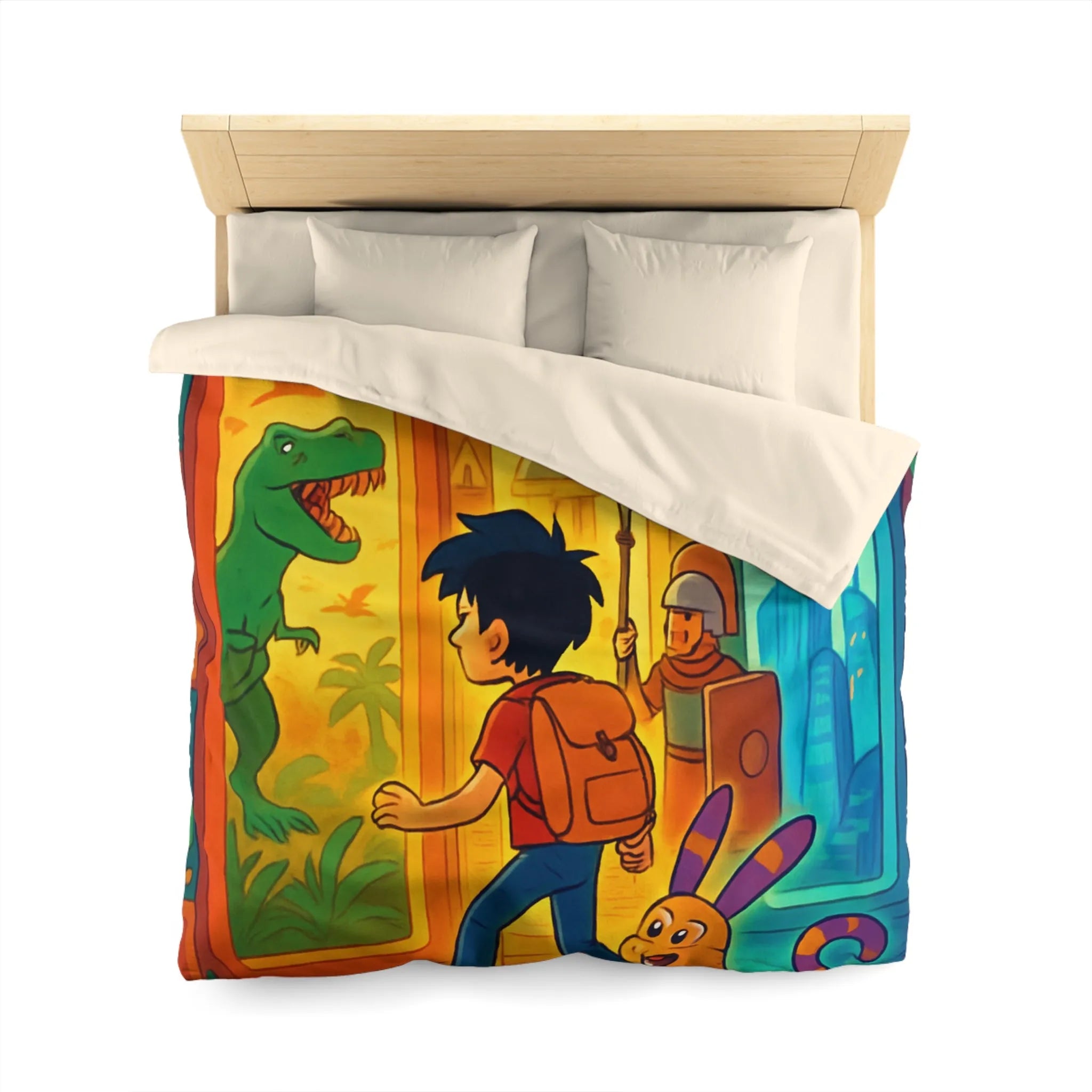 Housse de Couette Microfibre Création Artistique Moderne Design Exclusif Décoration Chambre