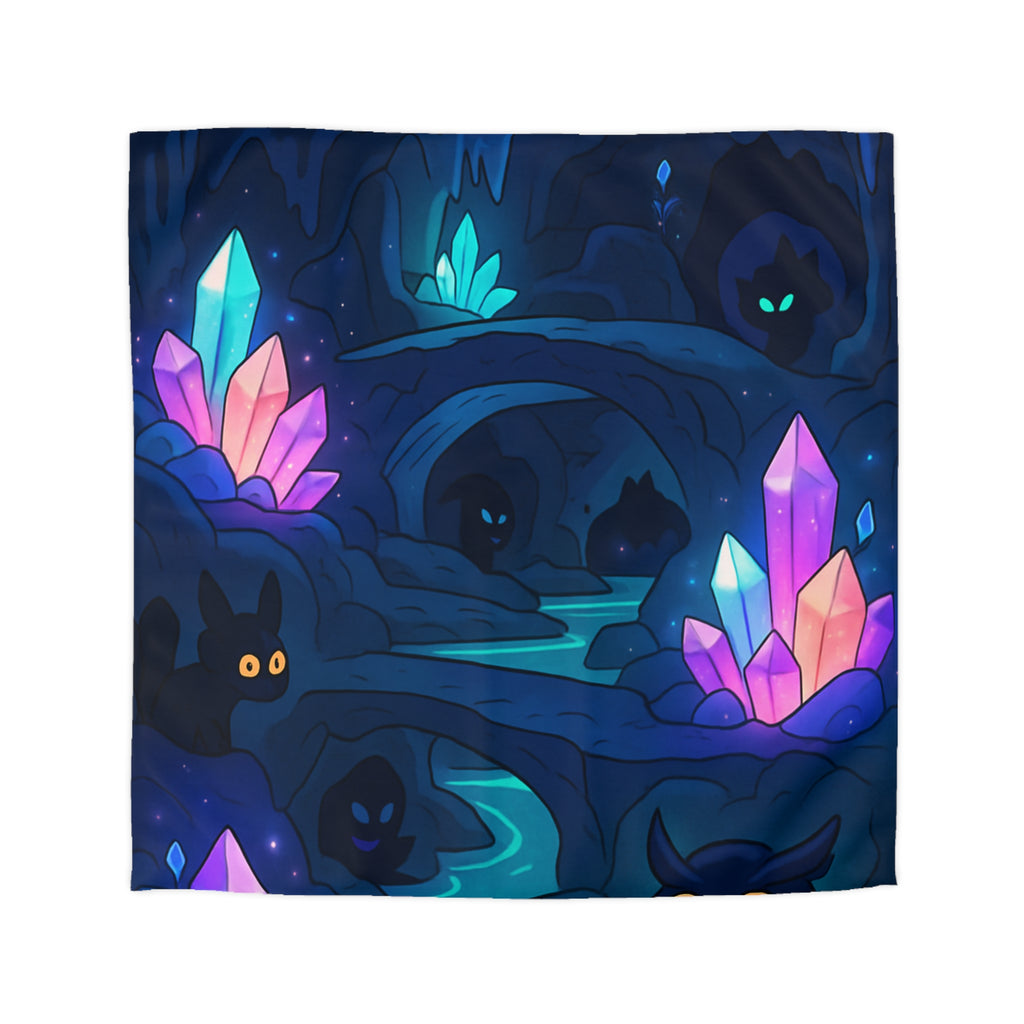 Housse de Couette Microfibre Motif Créatif Original Style Contemporain Chambre Élégante