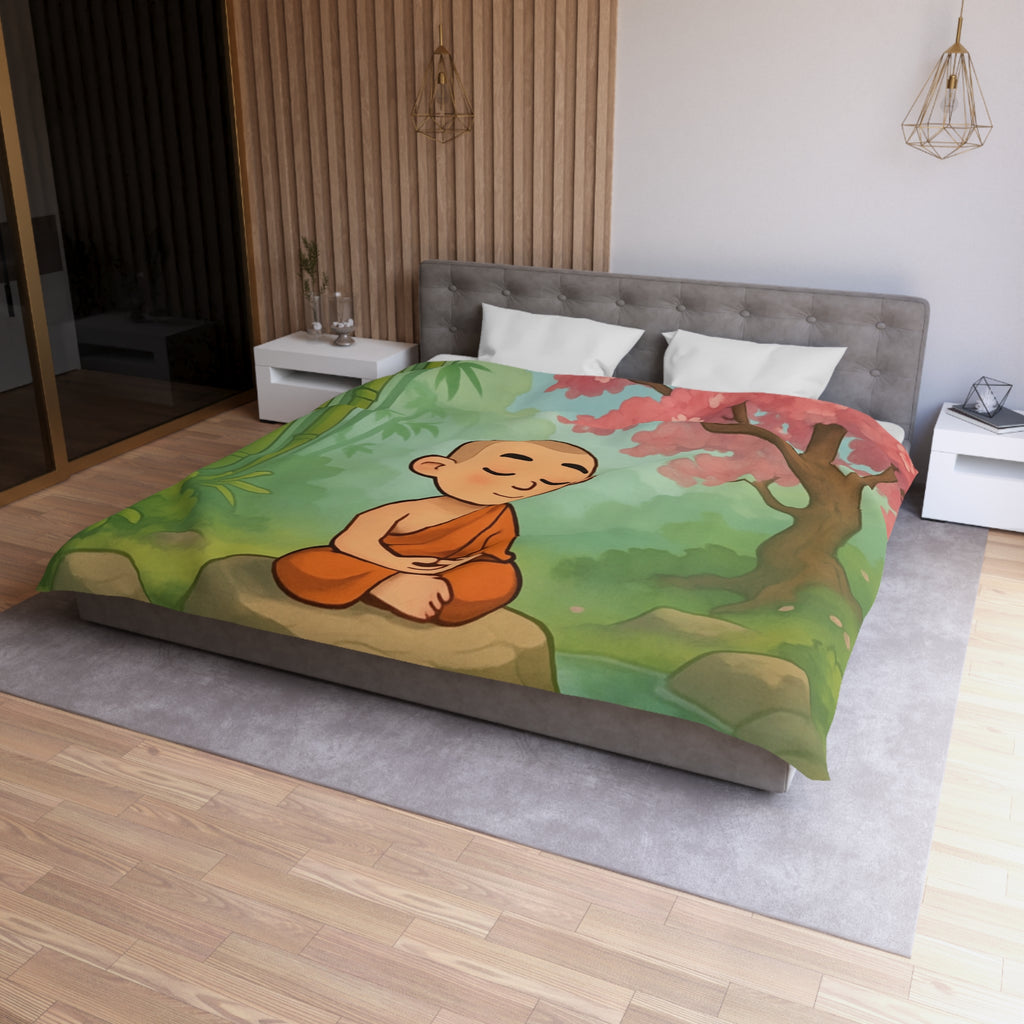 Housse de Couette Microfibre Motif Créatif Original Style Contemporain Chambre Élégante