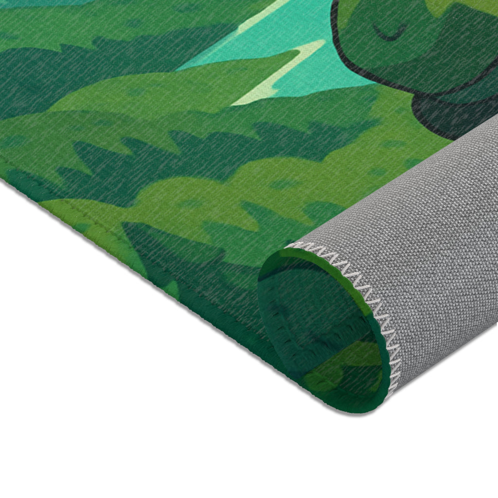 Tapis Area Rug Illustration Unique Design Contemporain Décoration Intérieure Sol Raffinée