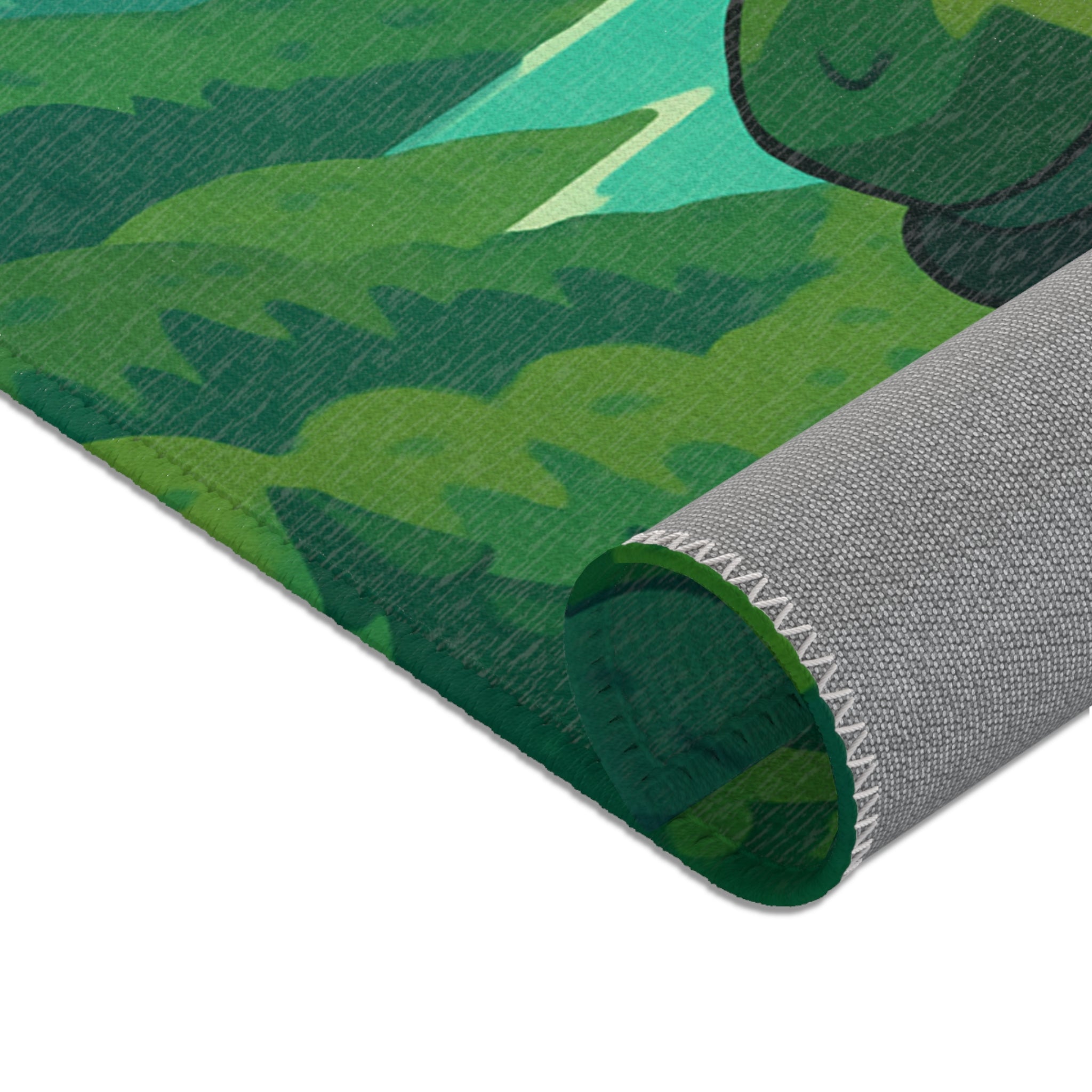 Tapis Area Rug Illustration Unique Design Contemporain Décoration Intérieure Sol Raffinée