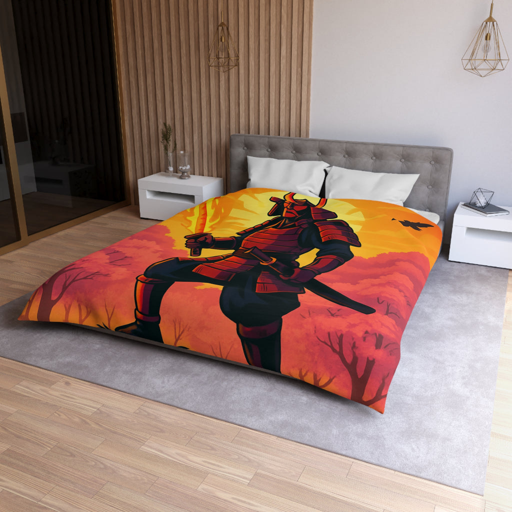 Housse de Couette Microfibre Illustration Unique Design Moderne Décoration Intérieure Raffinée