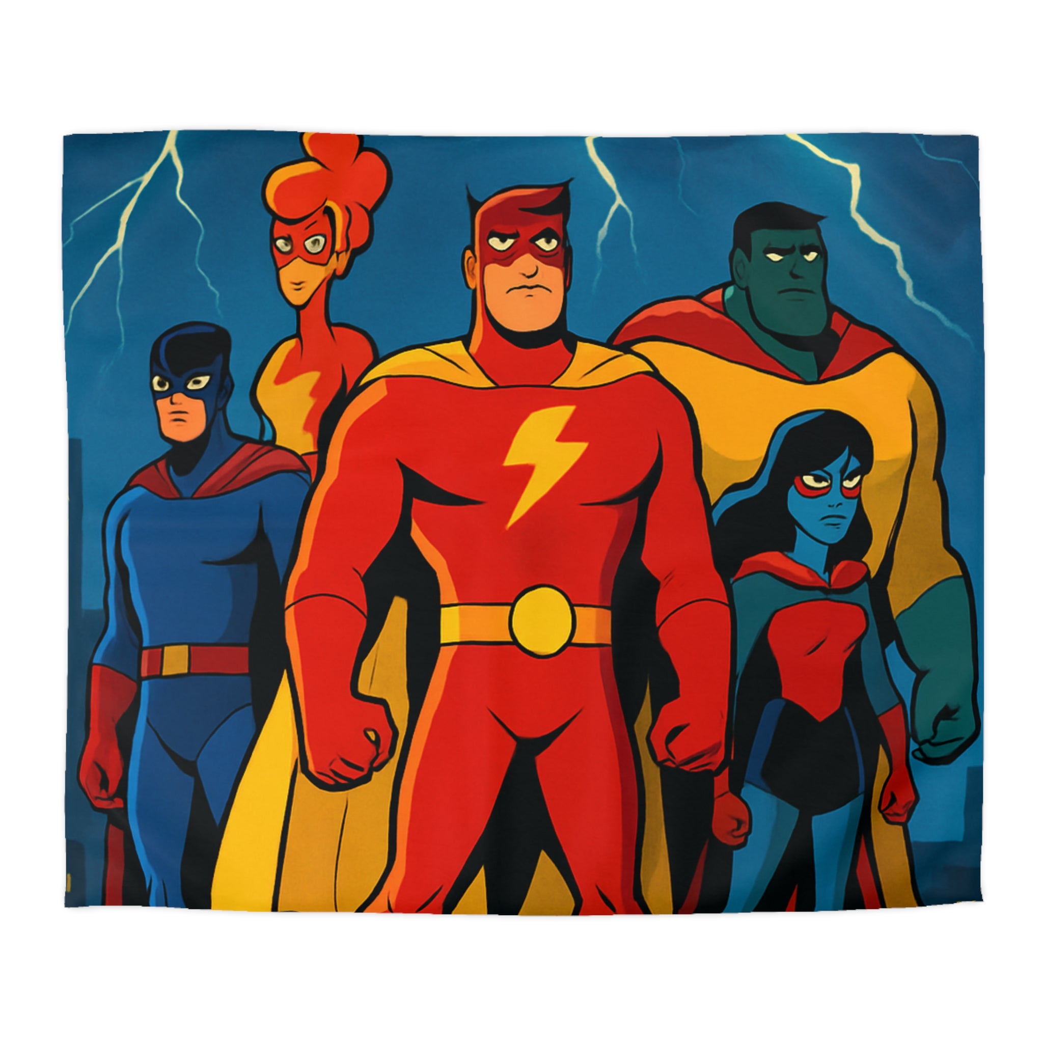 Housse de Couette Microfibre Design Artistique Moderne Décoration Chambre Confort Premium