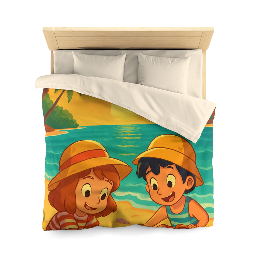 Housse de Couette Microfibre Création Artistique Moderne Design Exclusif Décoration Chambre