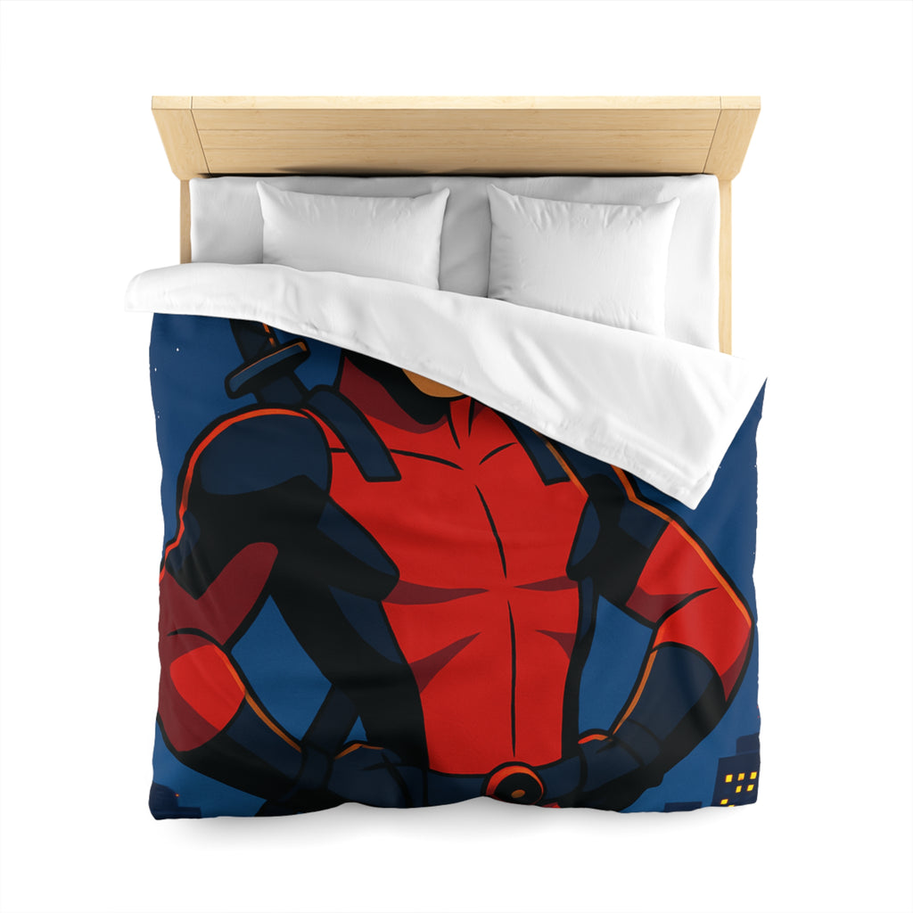 Housse de Couette Microfibre Design Artistique Moderne Décoration Chambre Confort Premium